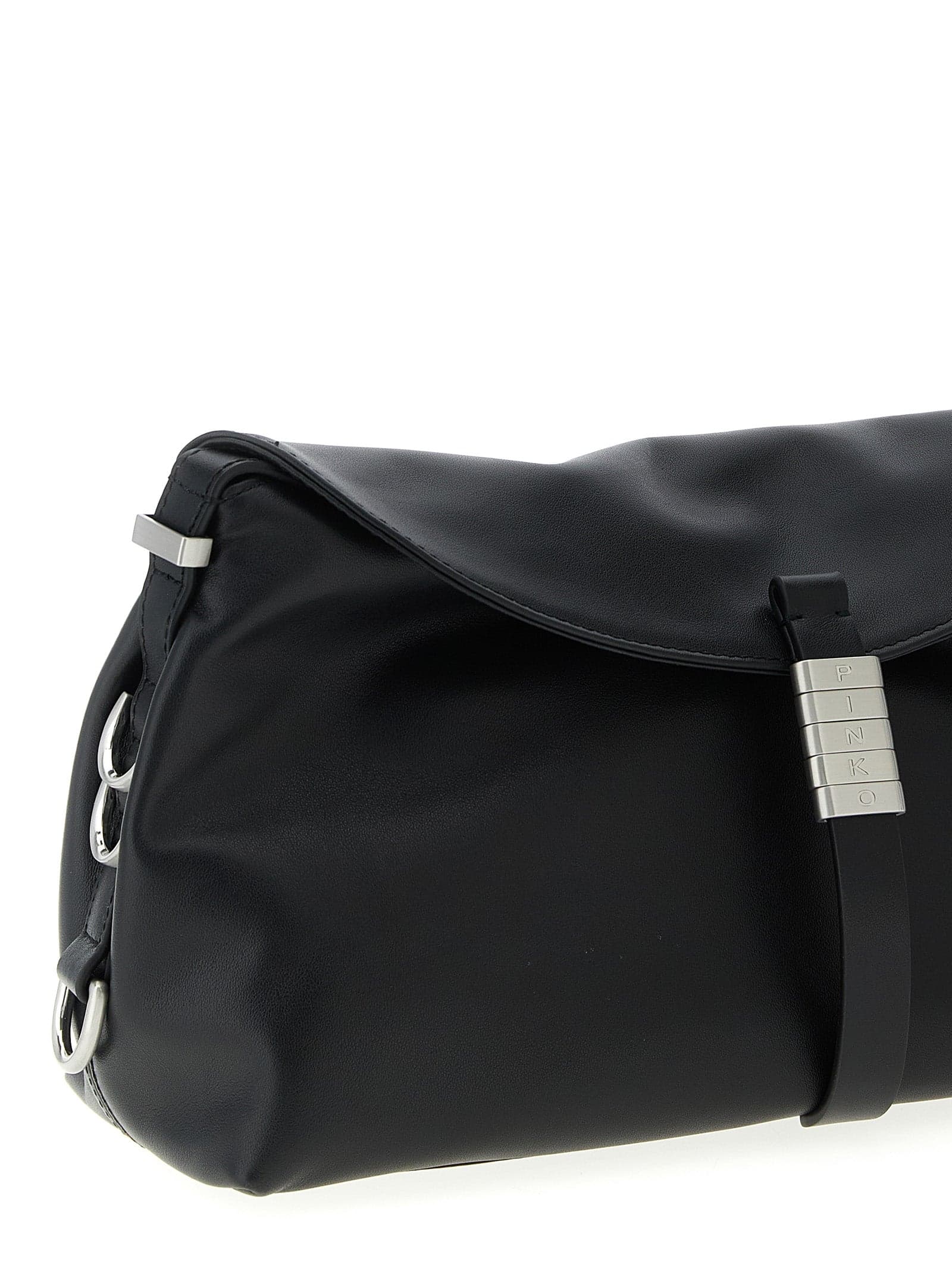 Black Goatskin Shoulder Bag - 3
