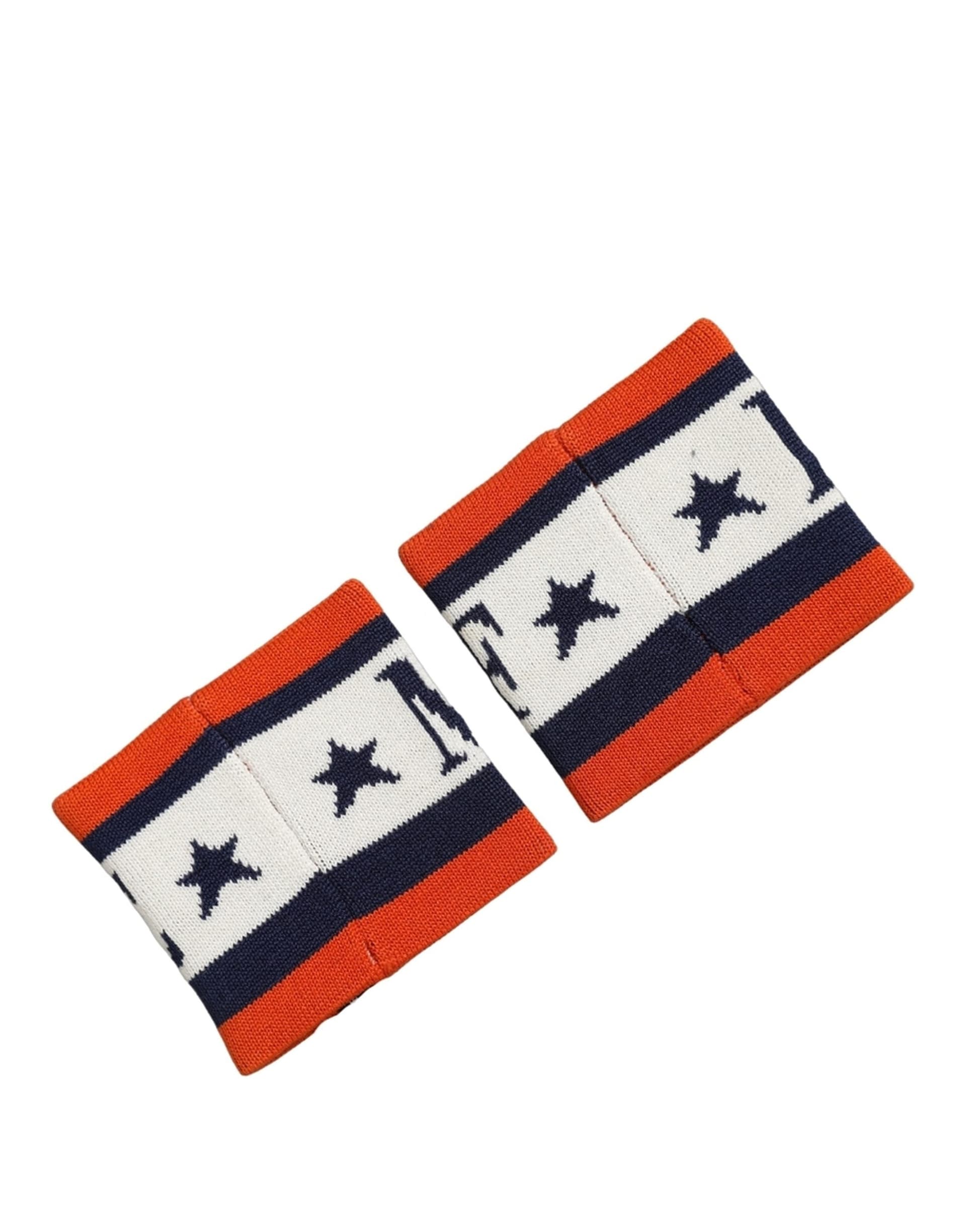 Set Multicolor Striped Cotton "King Of My Life" Wristband - 4