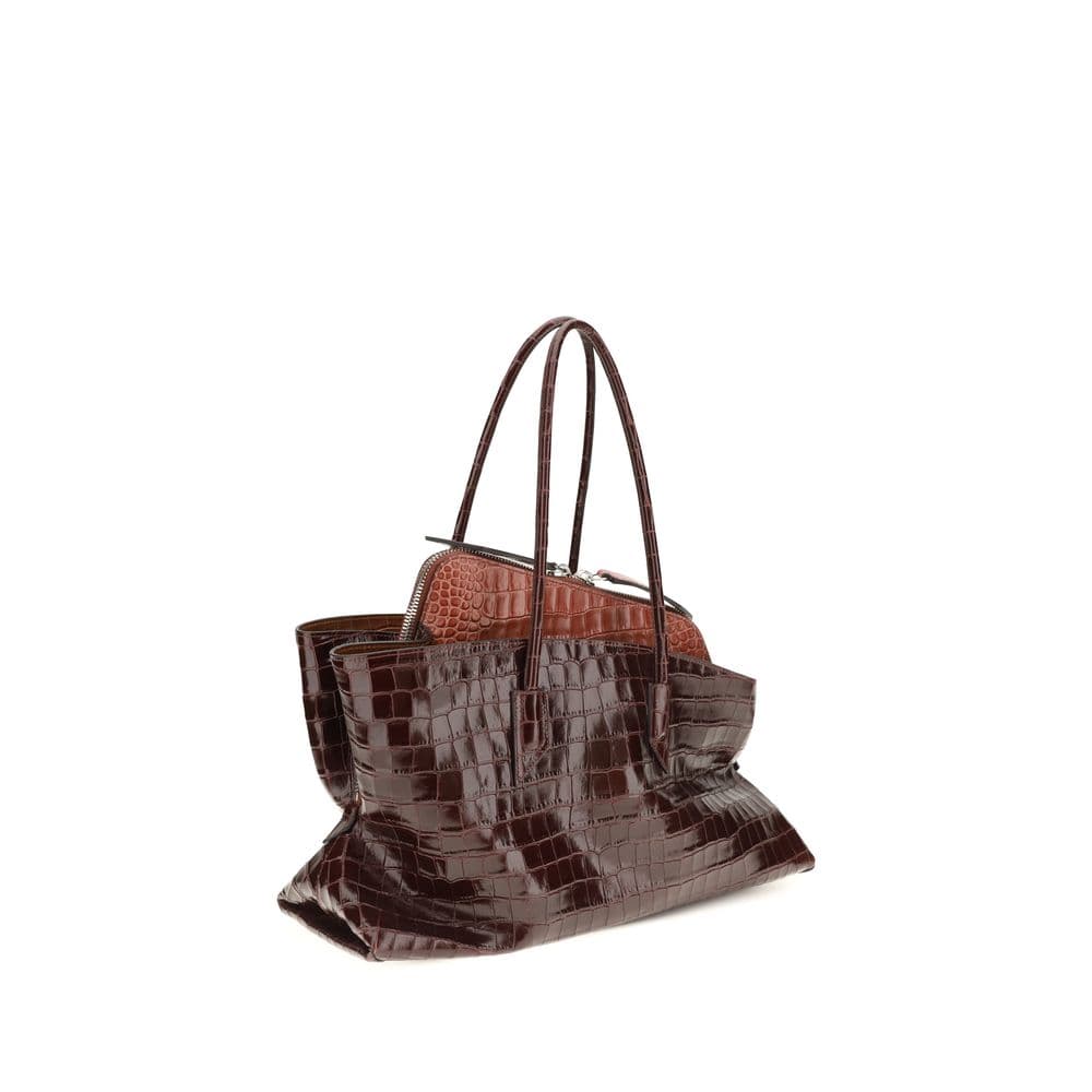 Bordeaux Calf Leather Bos Taurus Shoulder Bag - 2
