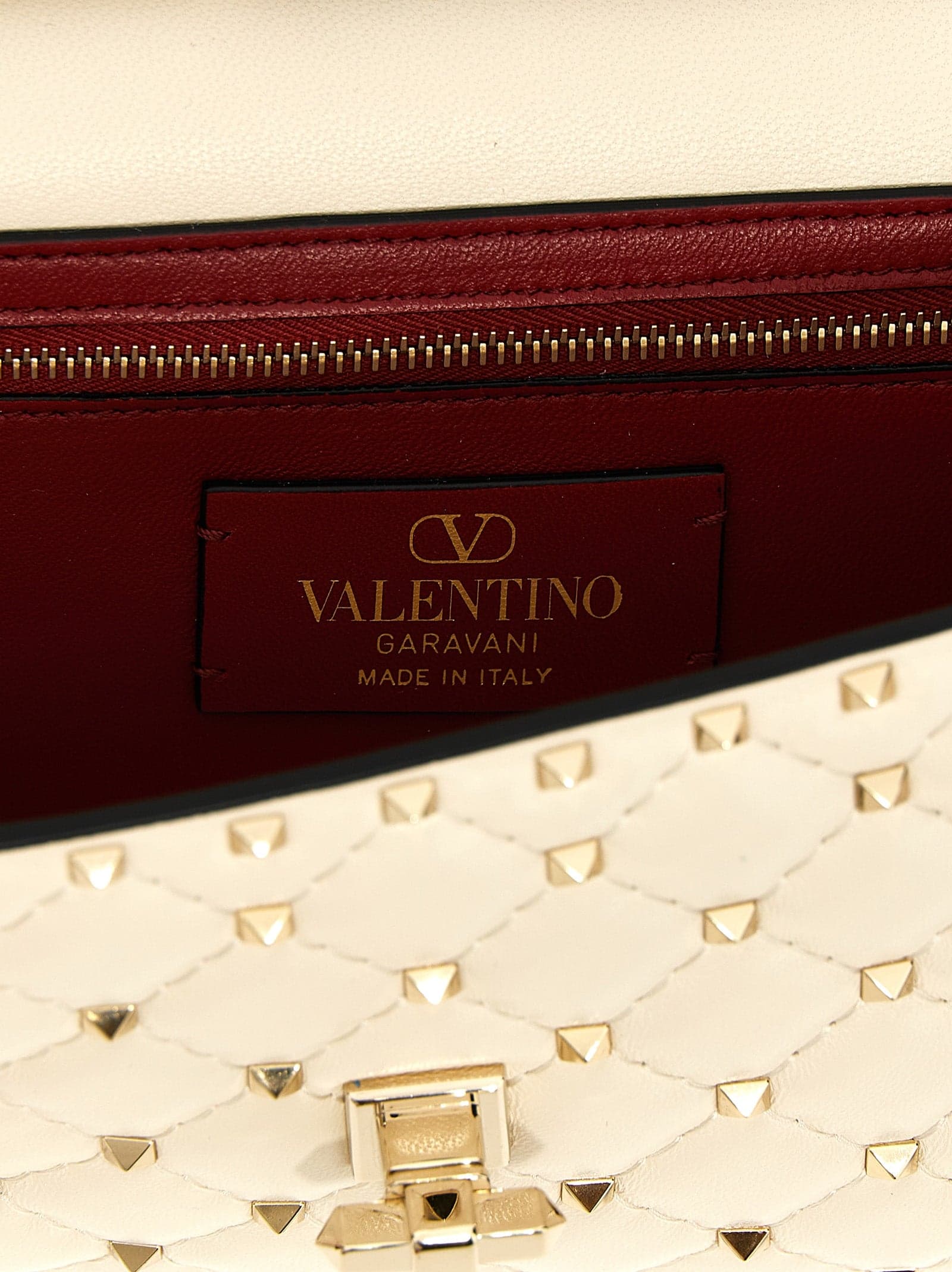 White Lamb Leather Shoulder Bag - 4