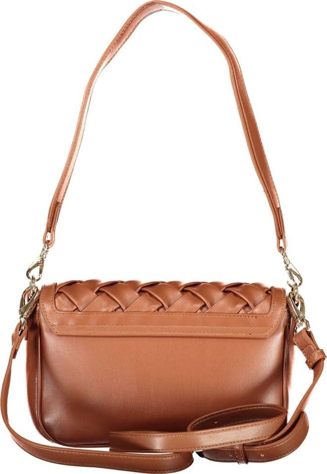Brown Polyurethane Women's Bag - 2