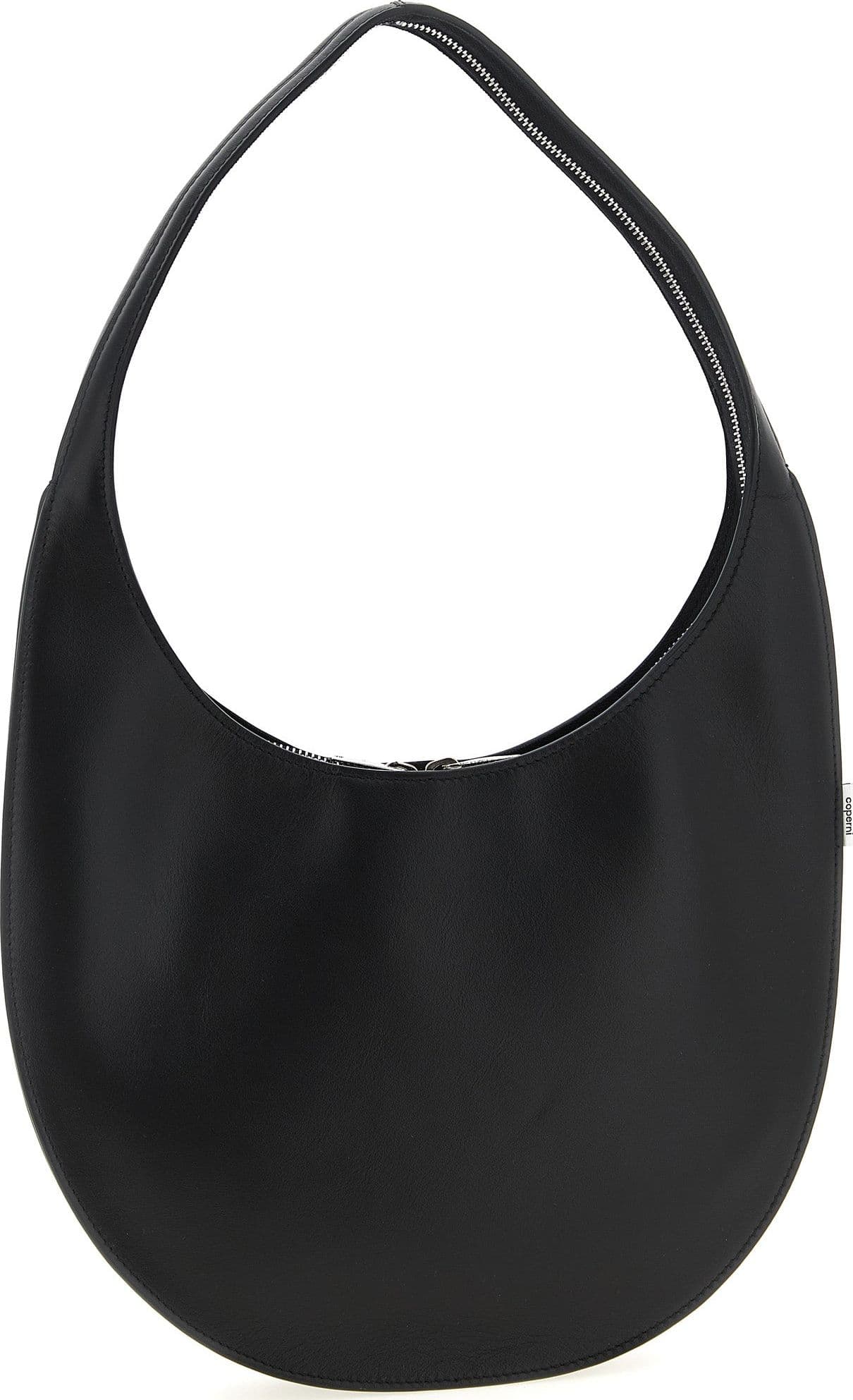 Black Cowhide Shoulder Bag - 2
