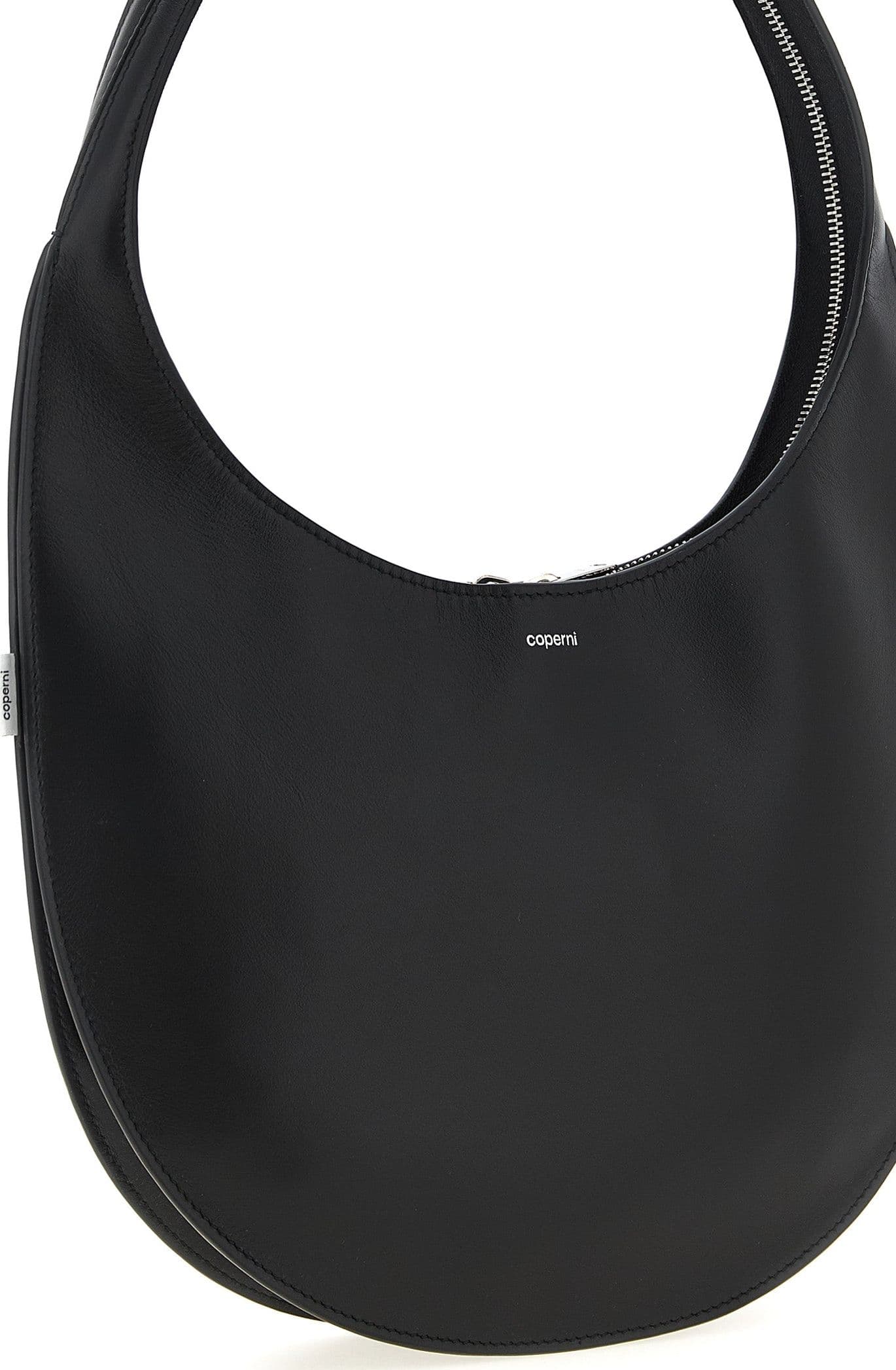 Black Cowhide Shoulder Bag - 3
