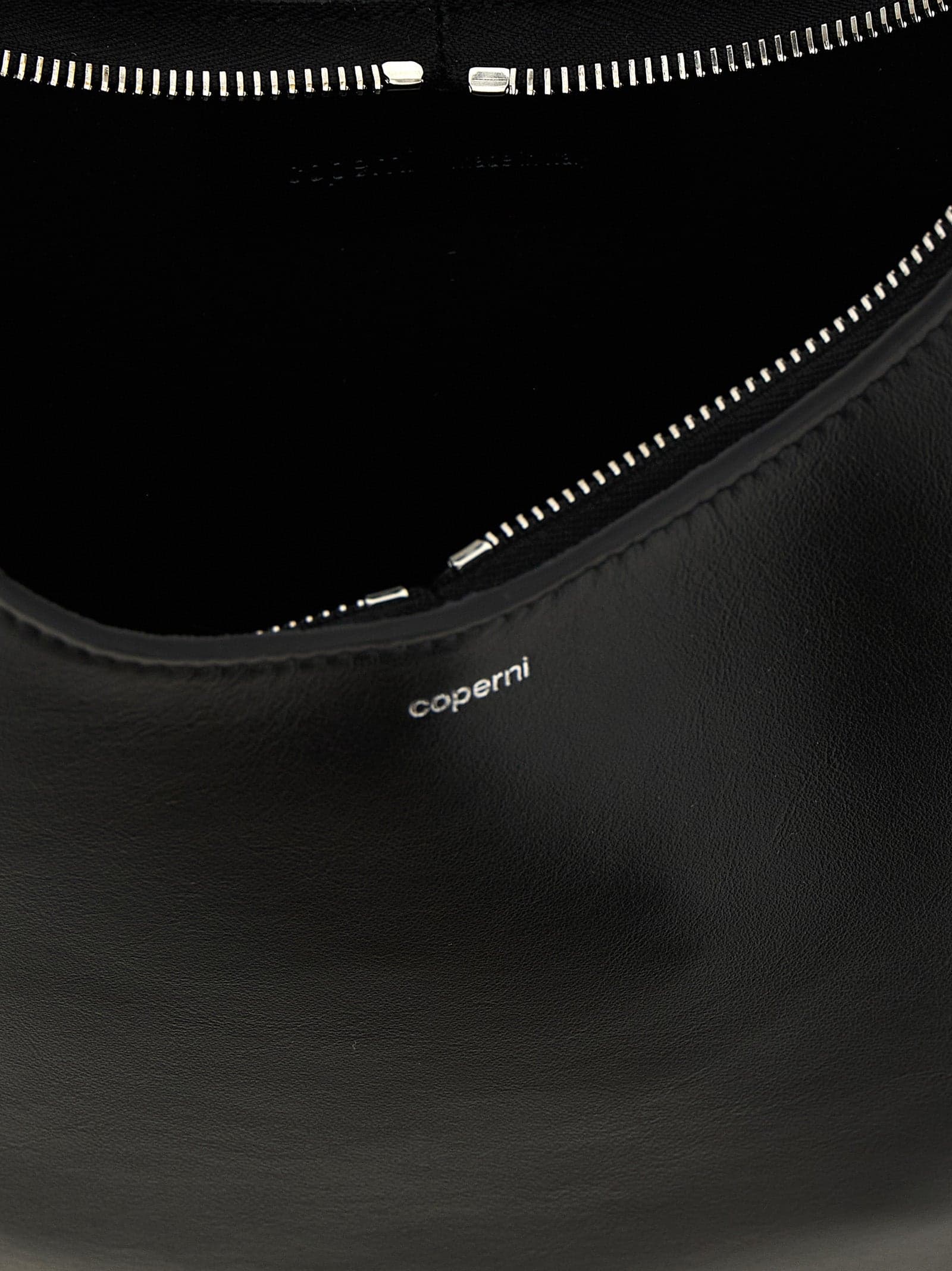 Black Cowhide Shoulder Bag - 4