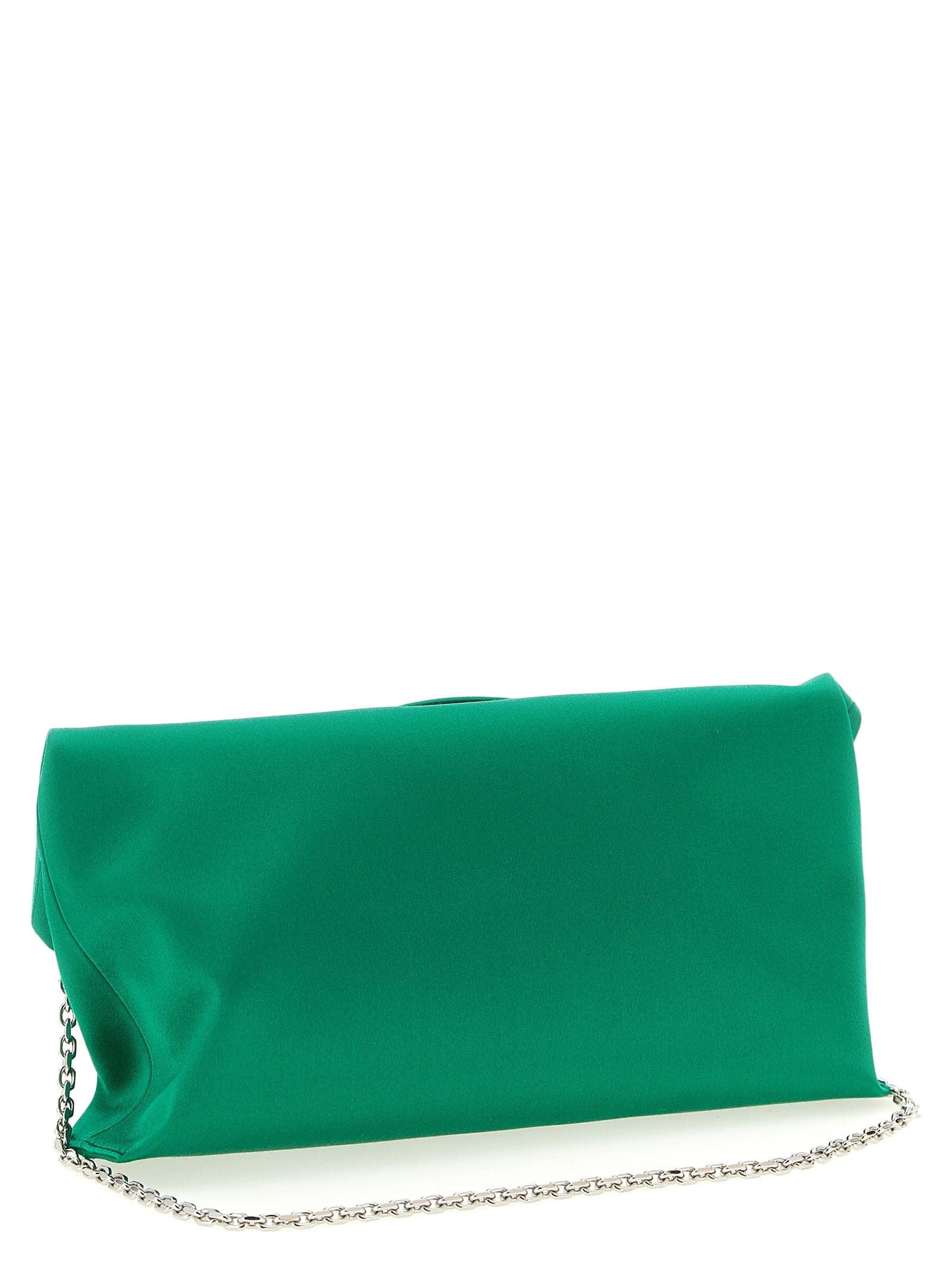 Bicolor Viscose Clutch Bag - 2
