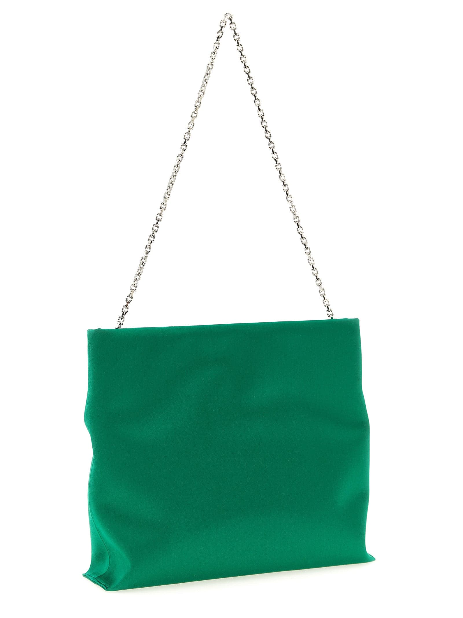 Bicolor Viscose Clutch Bag - 3