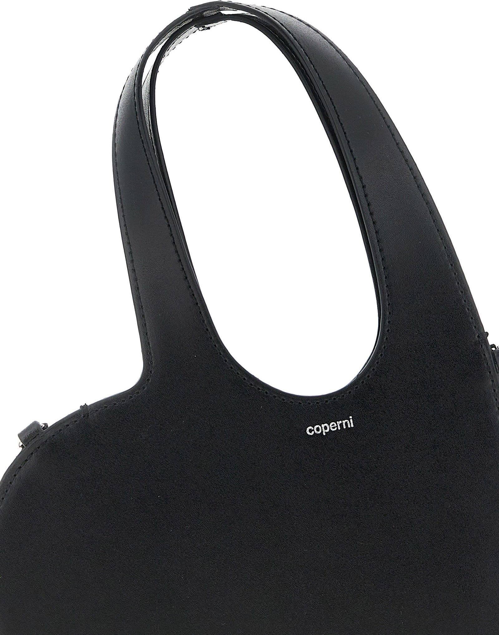Black Cowhide Handbag - 3