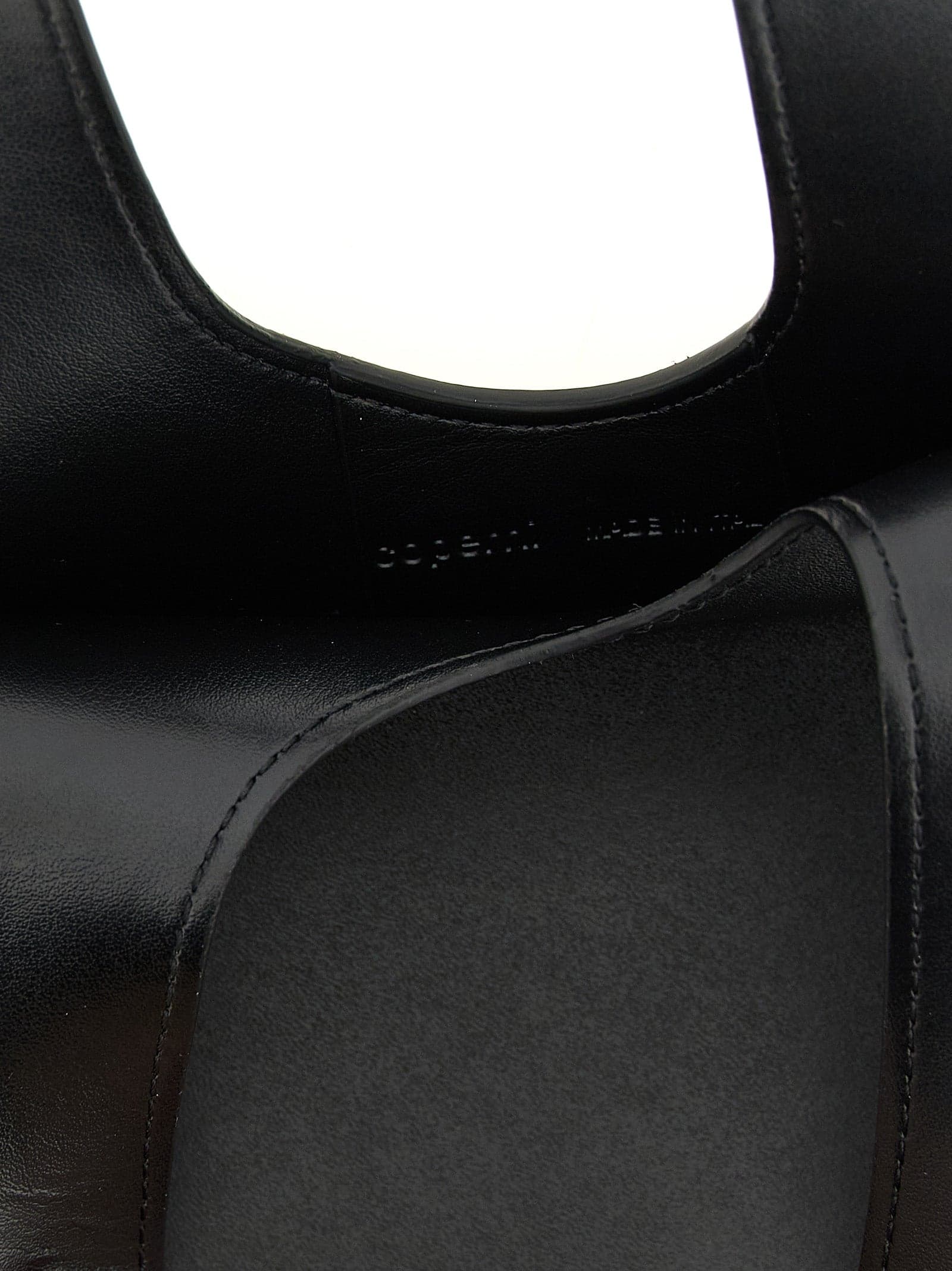 Black Cowhide Handbag - 4