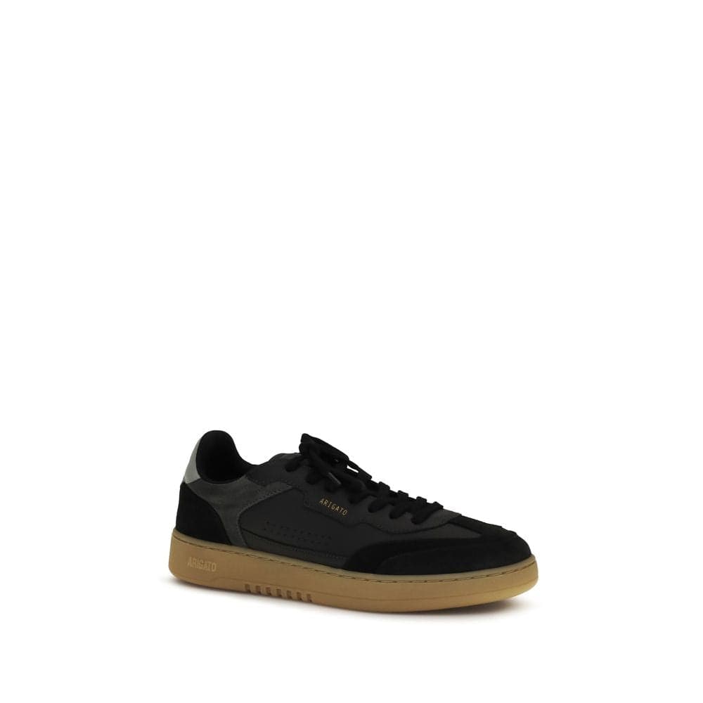 Black Calf Leather Bos Taurus Low Top Sneakers - 2