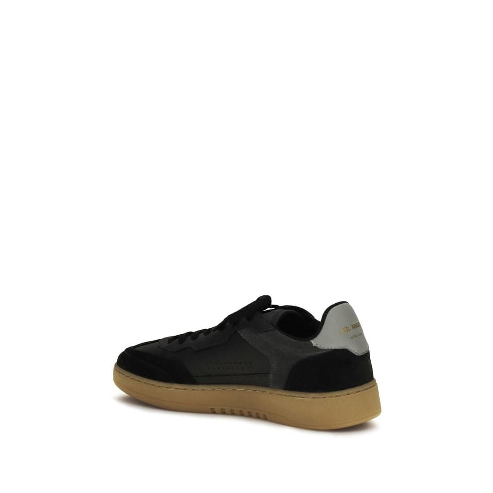 Black Calf Leather Bos Taurus Low Top Sneakers - 3