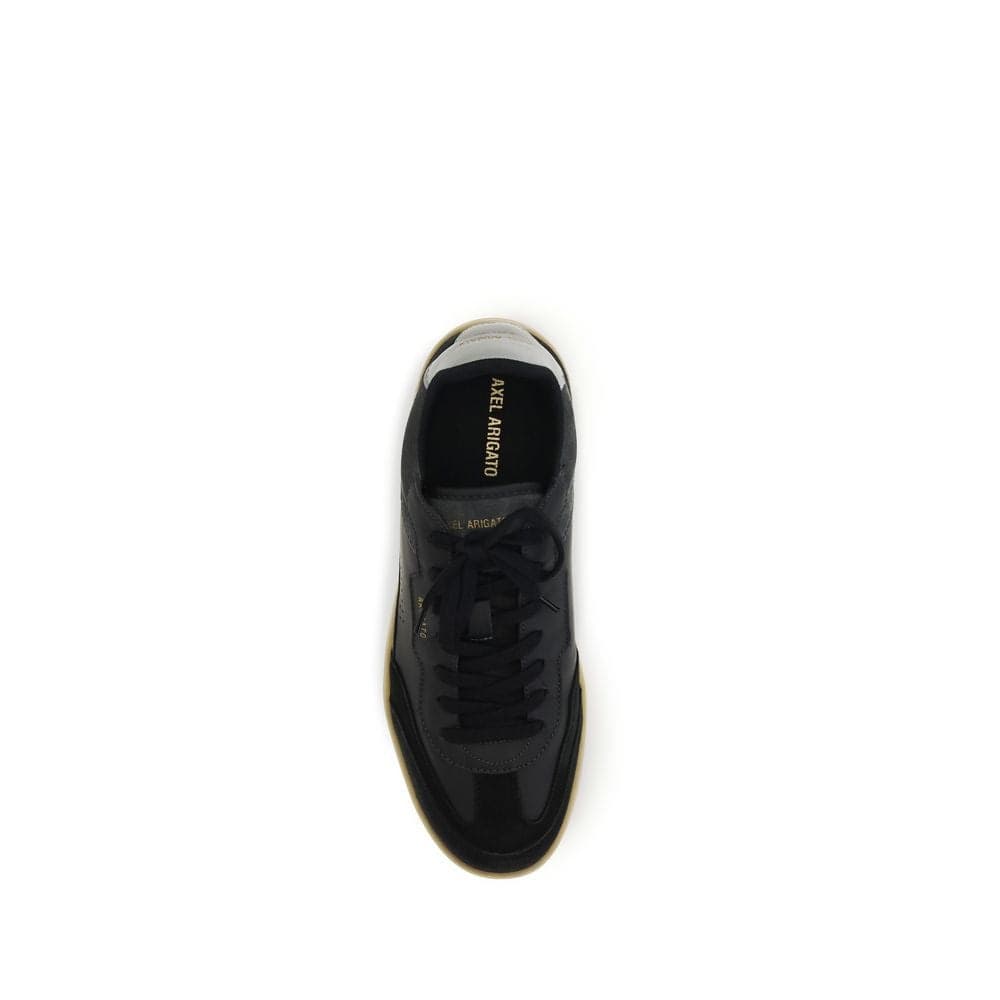 Black Calf Leather Bos Taurus Low Top Sneakers - 4