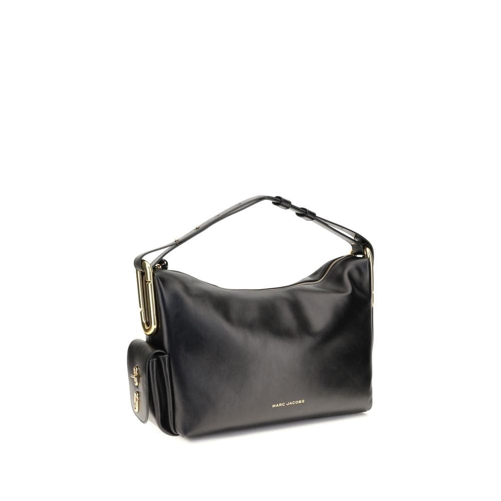Black Calf Leather Bos Taurus Shoulder Bag - 2