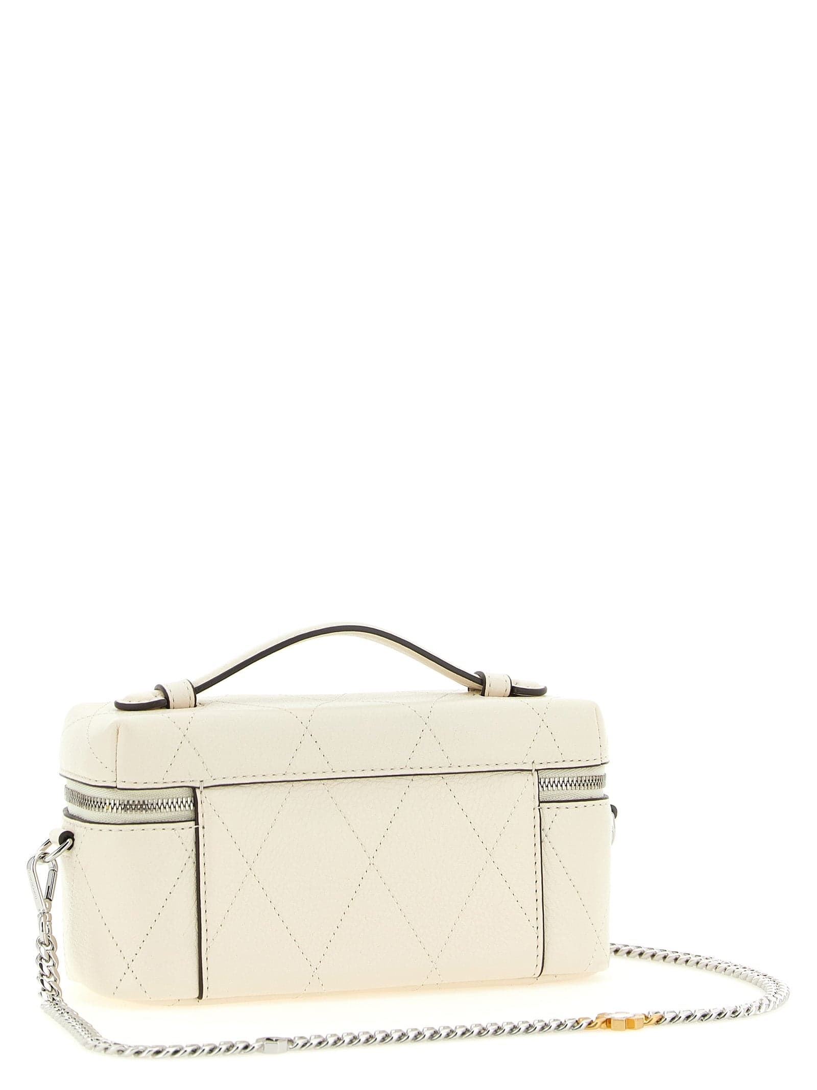 White Cowhide Crossbody Bag - 2