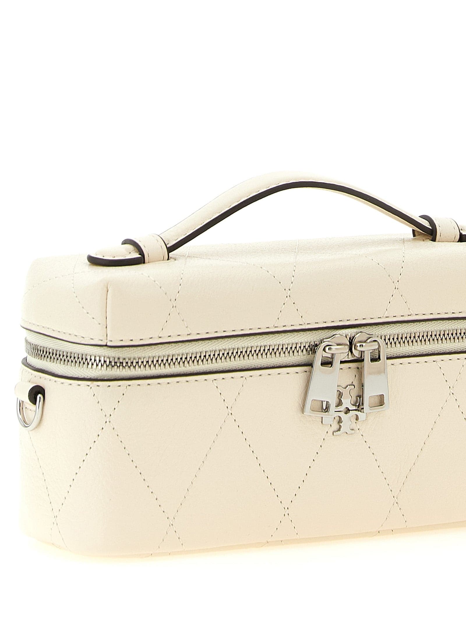 White Cowhide Crossbody Bag - 3