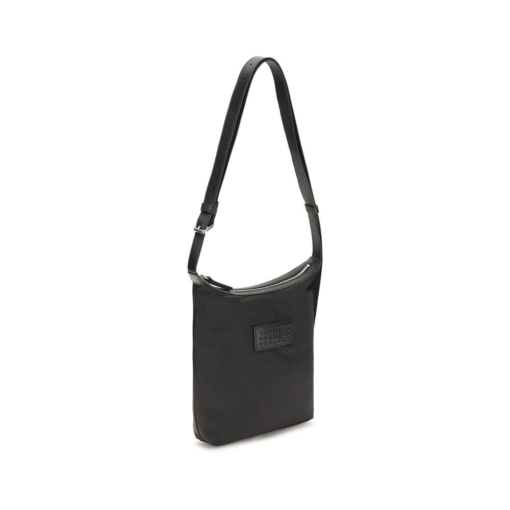 Black Nylon Shoulder Bag - 2
