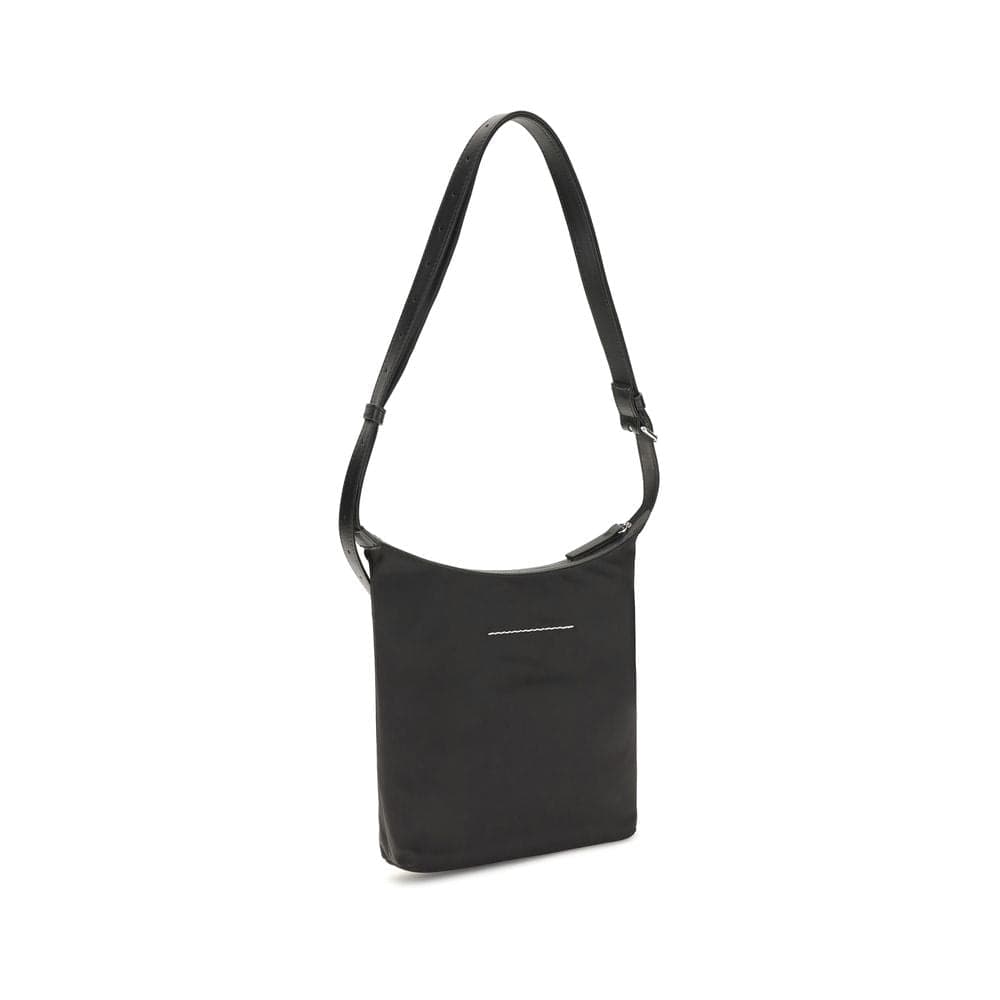Black Nylon Shoulder Bag - 3