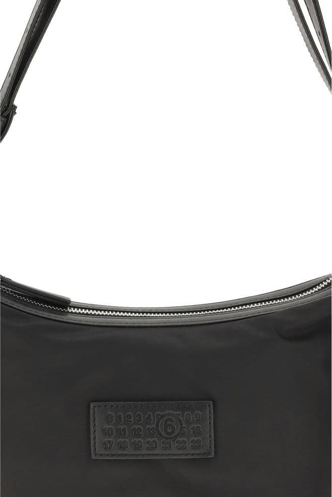 Black Nylon Shoulder Bag - 4
