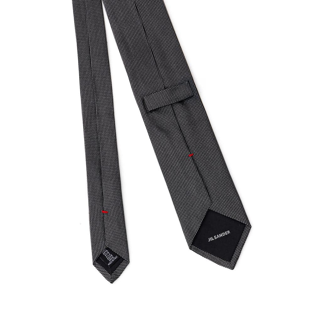 Gray Silk Tie - 2