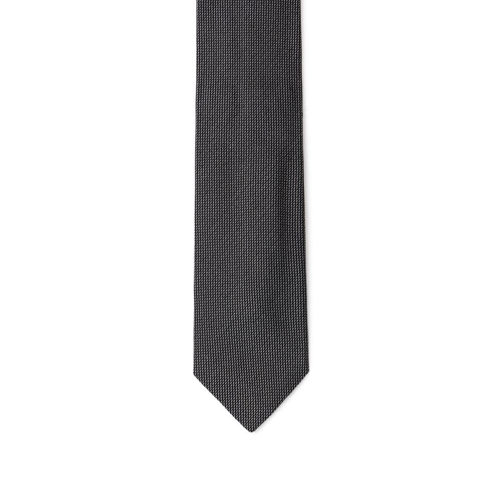 Gray Silk Tie - 3