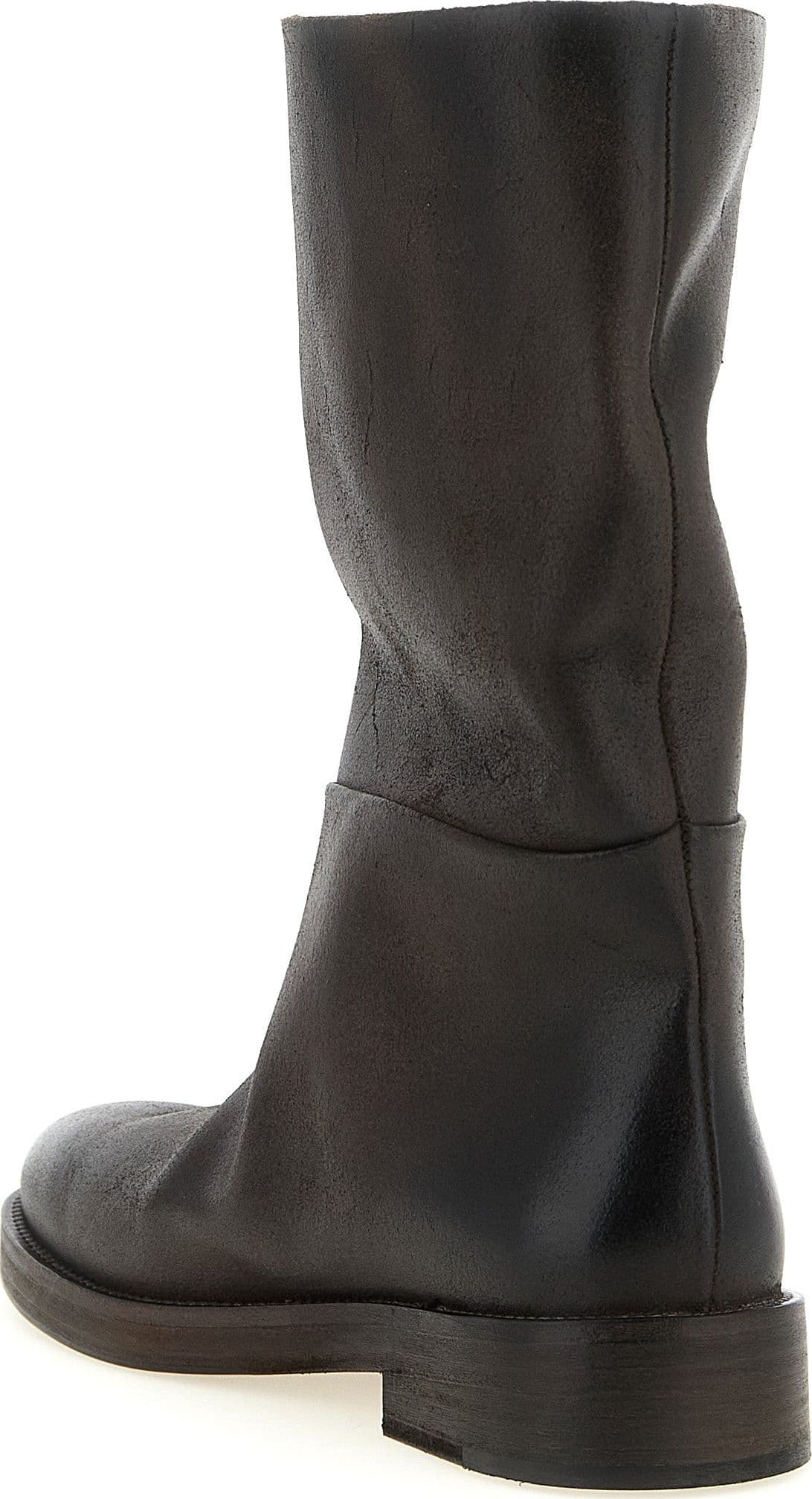 Brown Calfskin Over The Knee - 3