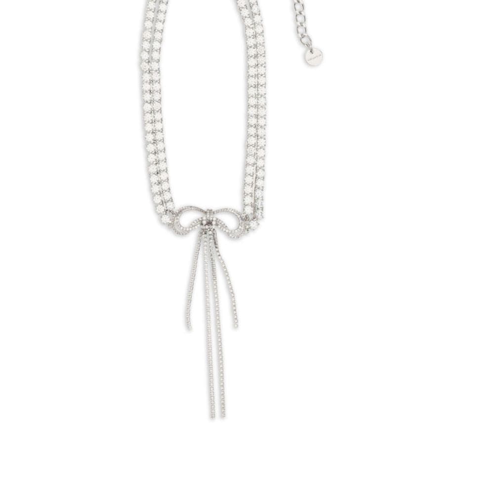 Silver Brass Necklace - 3