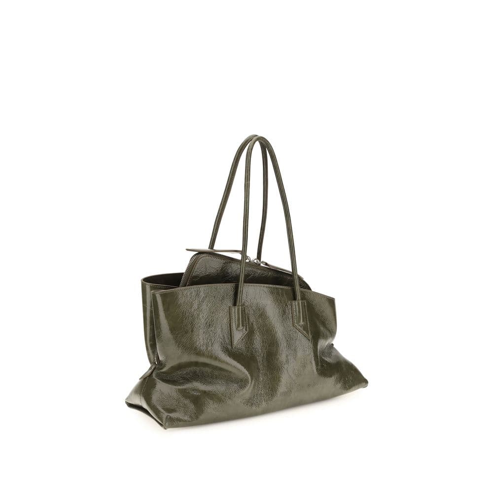 Bicolor Calf Leather Bos Taurus Shoulder Bag - 2