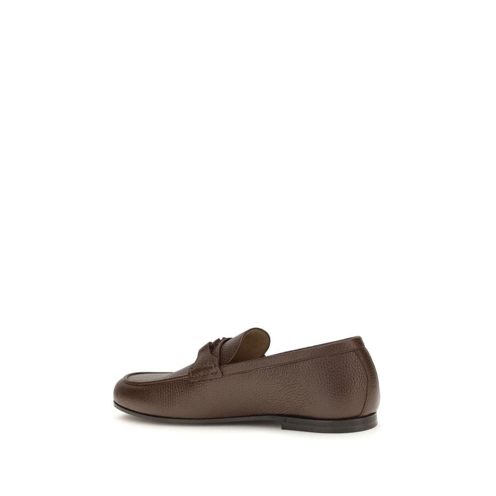 Brown Deer Slip-On Loafers - 3