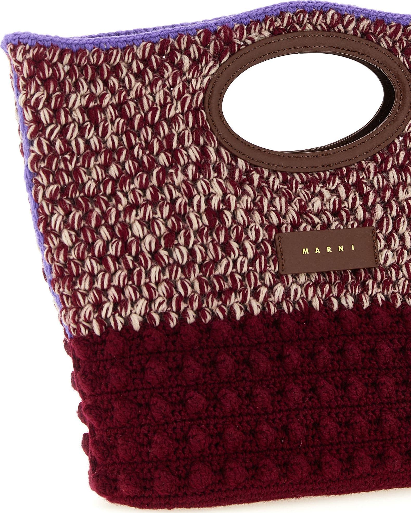 Bordeaux Wool Handbag - 3