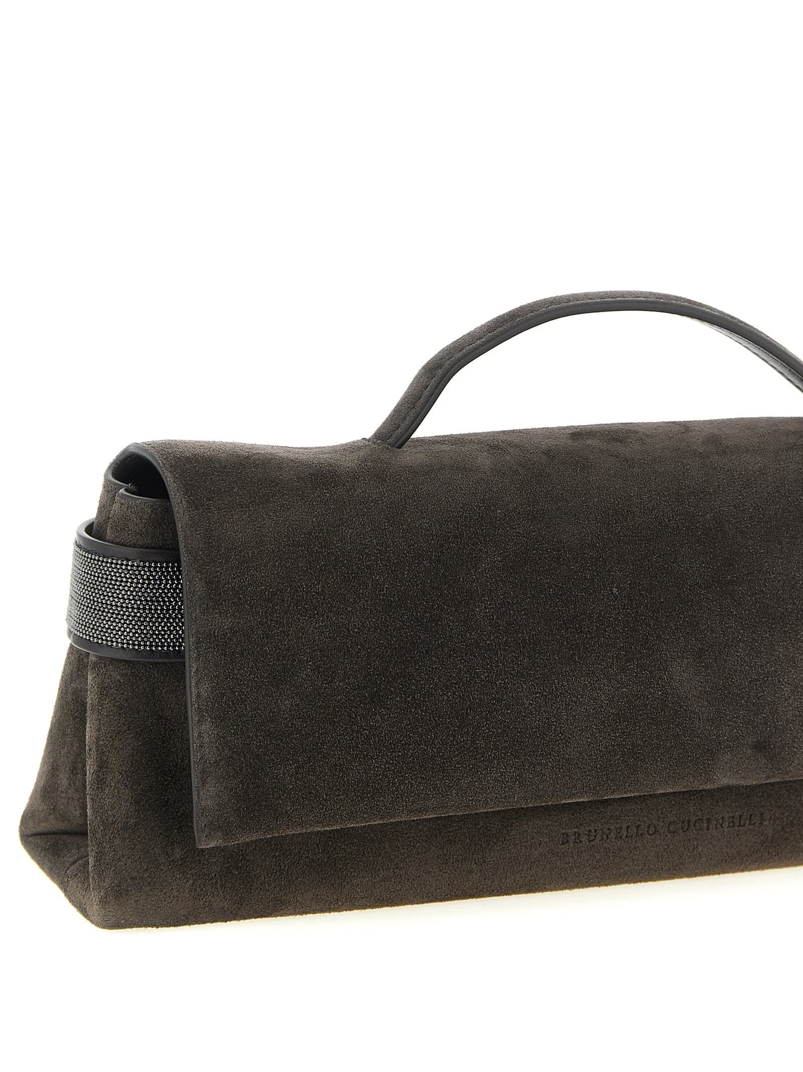 Brown Calfskin Clutch Bag - 3