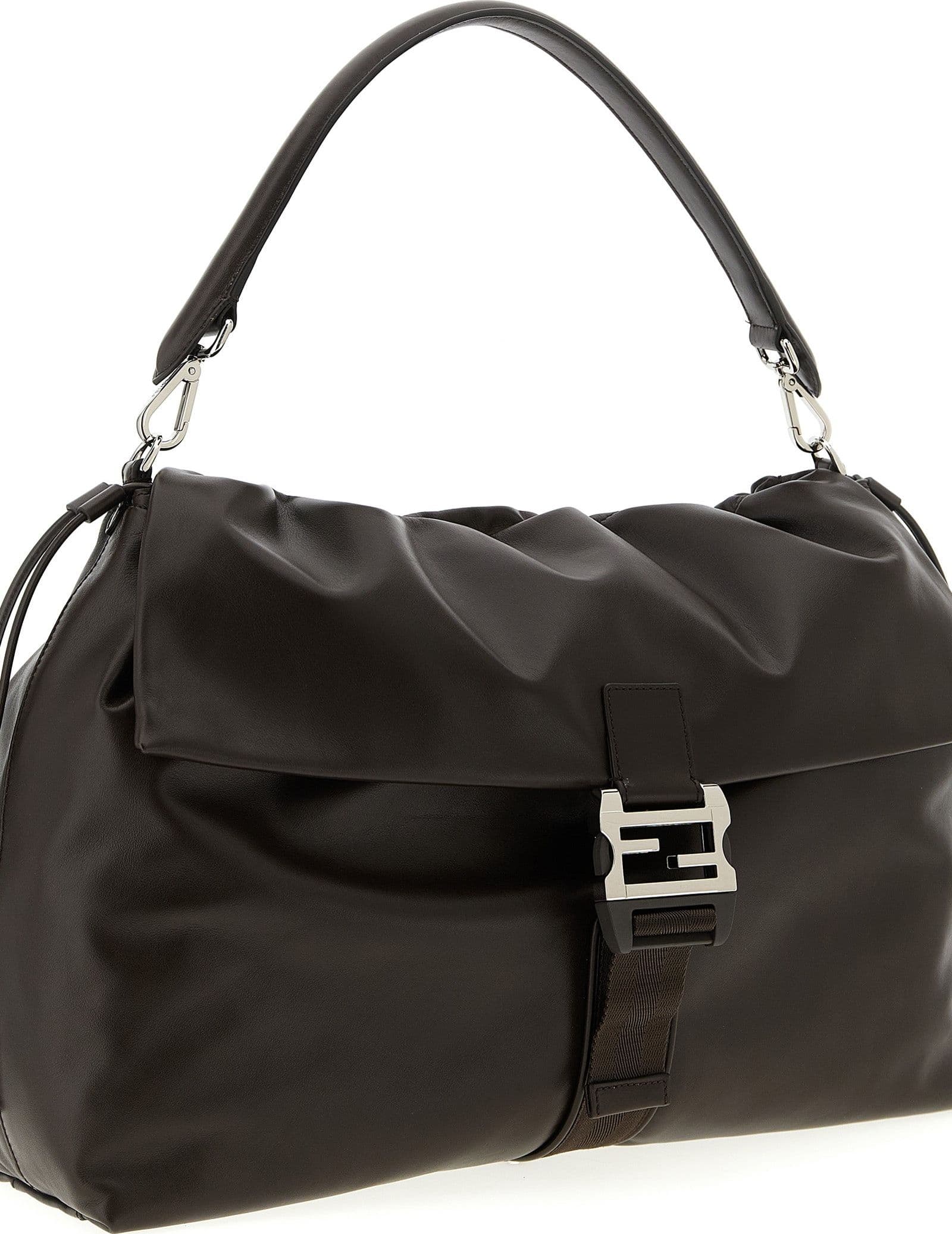 Brown Calfskin Handbag - 3