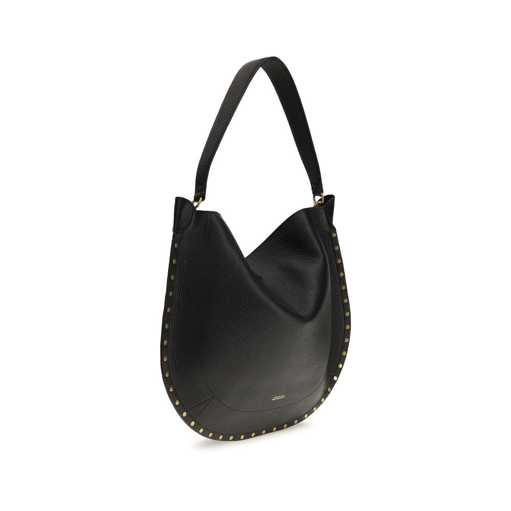 Black Calf Leather Bos Taurus Shoulder Bag - 2