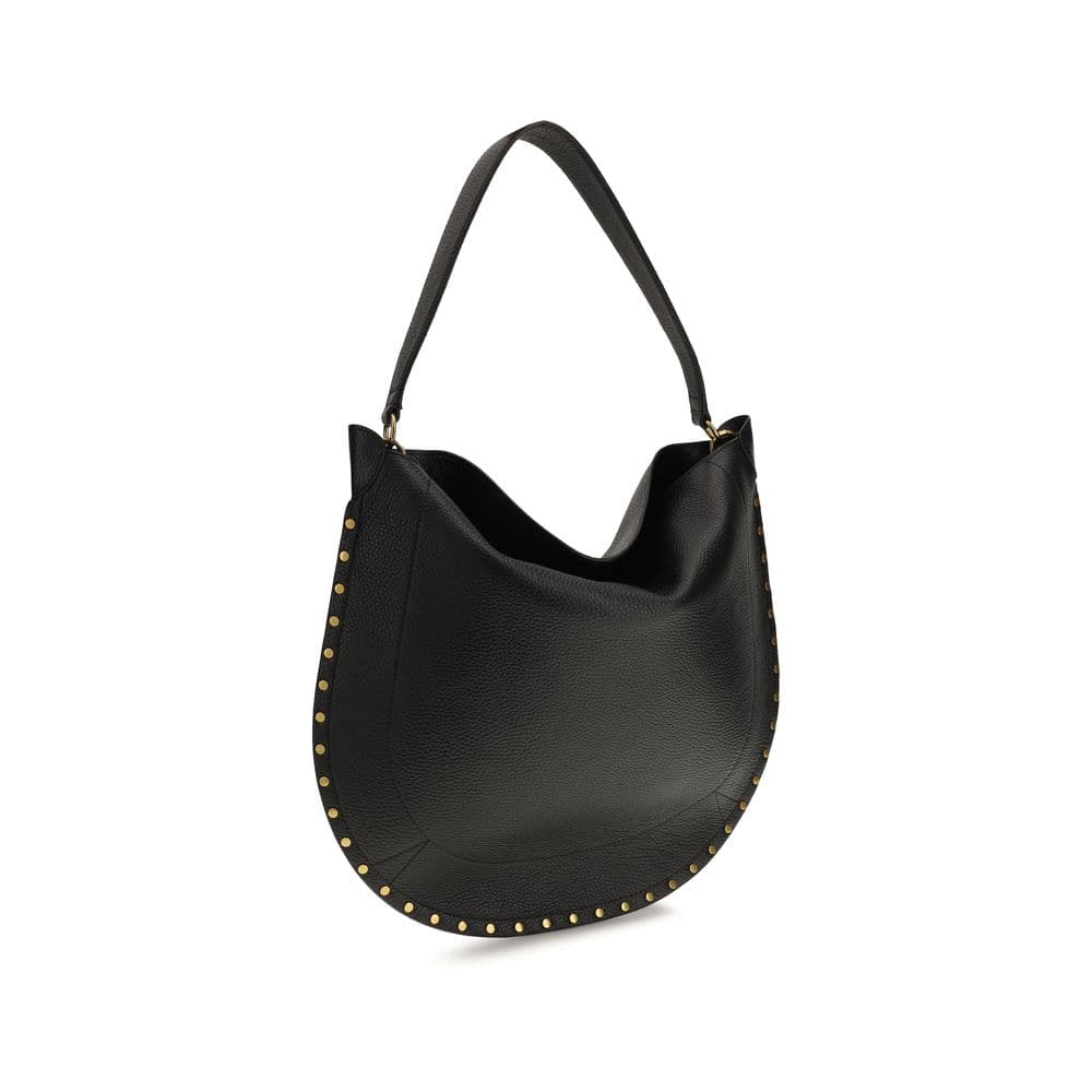 Black Calf Leather Bos Taurus Shoulder Bag - 3