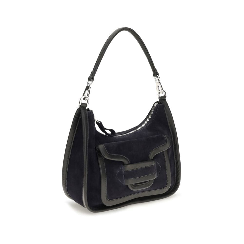 Black Calf Leather Bos Taurus Shoulder Bag - 2