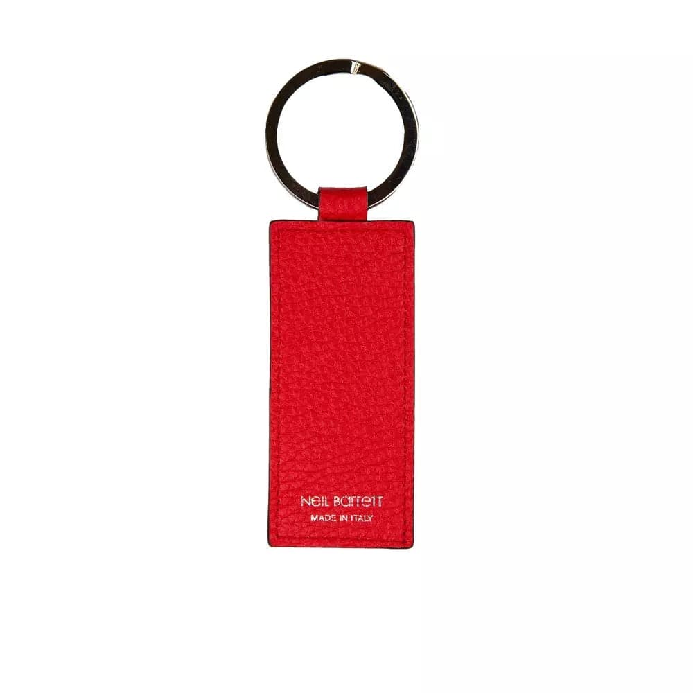 Red Leather Men Keychain - 2