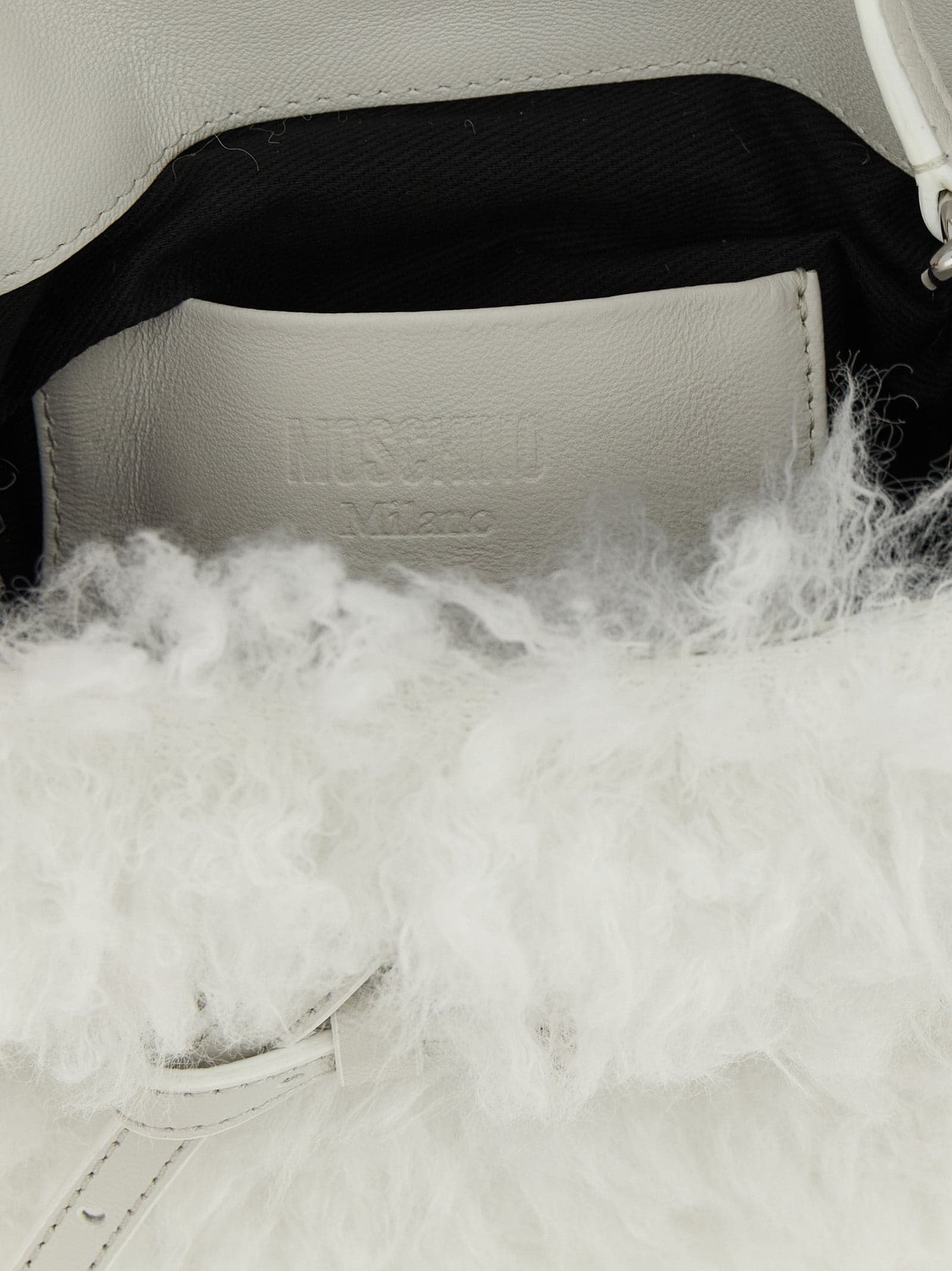 White Leather Handbag - 4