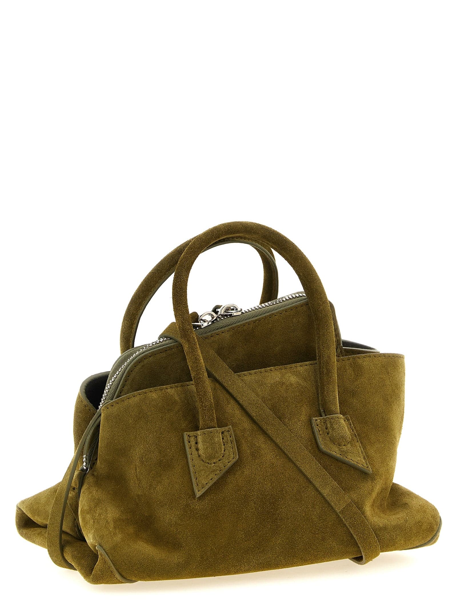 Bicolor Bovine Leather Handbag - 2
