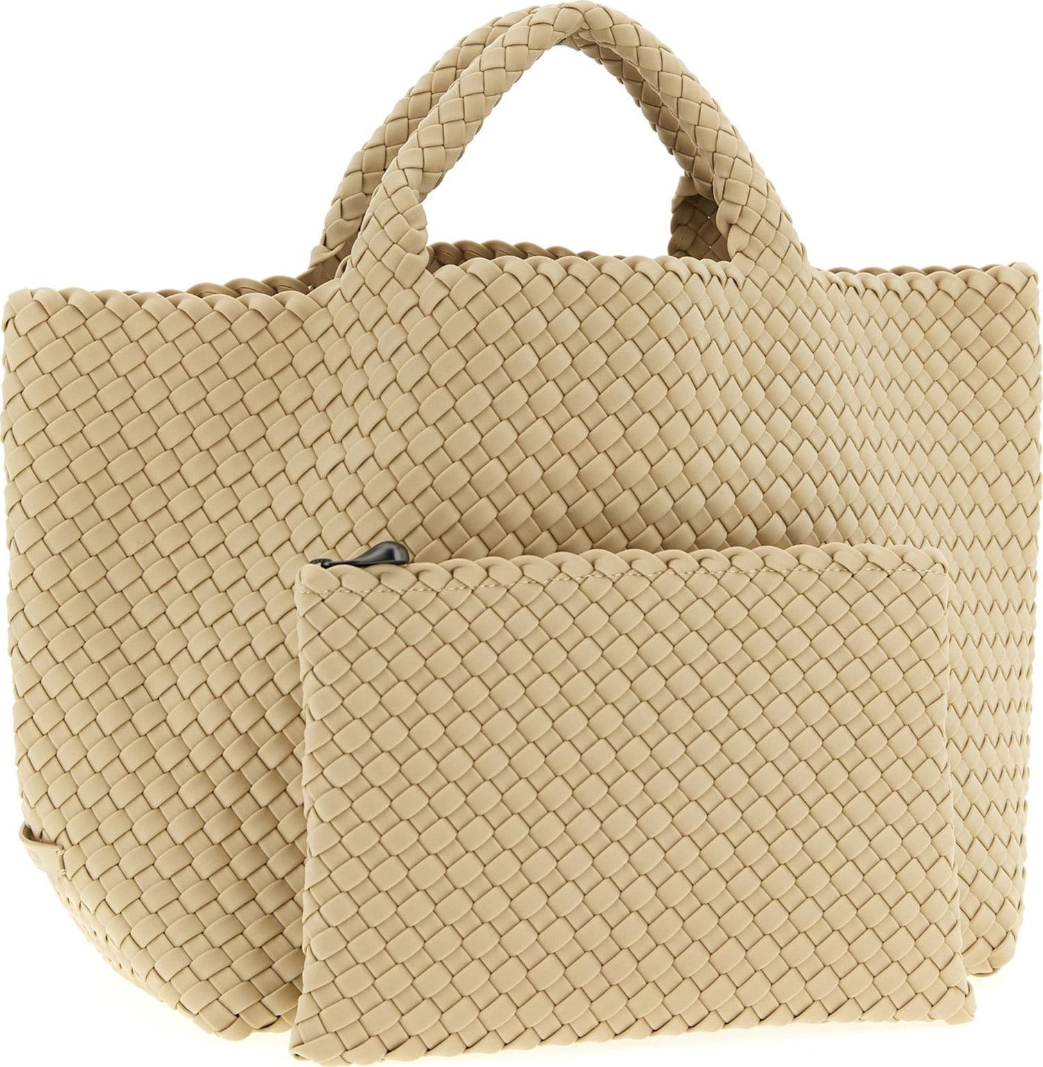 Beige Neoprene Tote Bag - 3