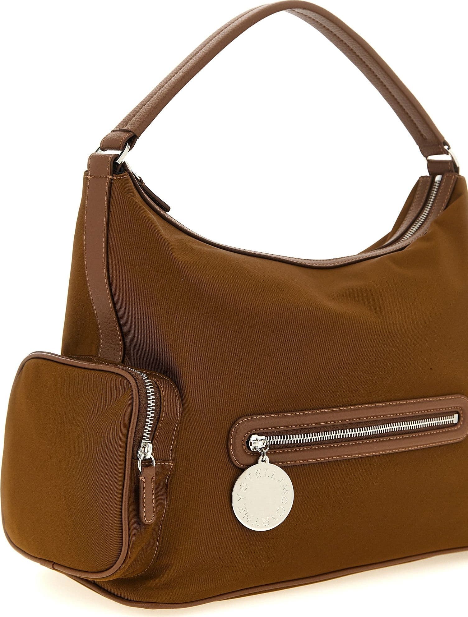 Brown Polyamide Shoulder Bag - 3