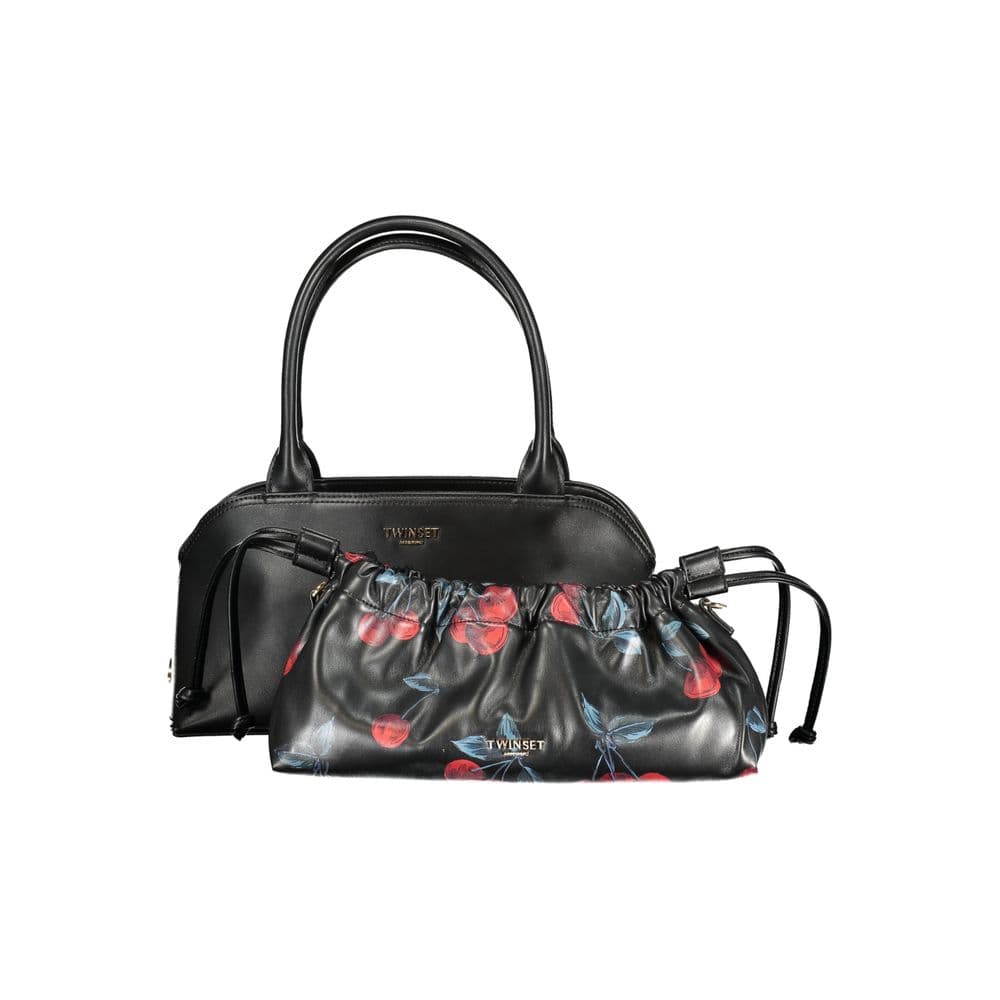 Black Polyurethane Women's Bag - 2