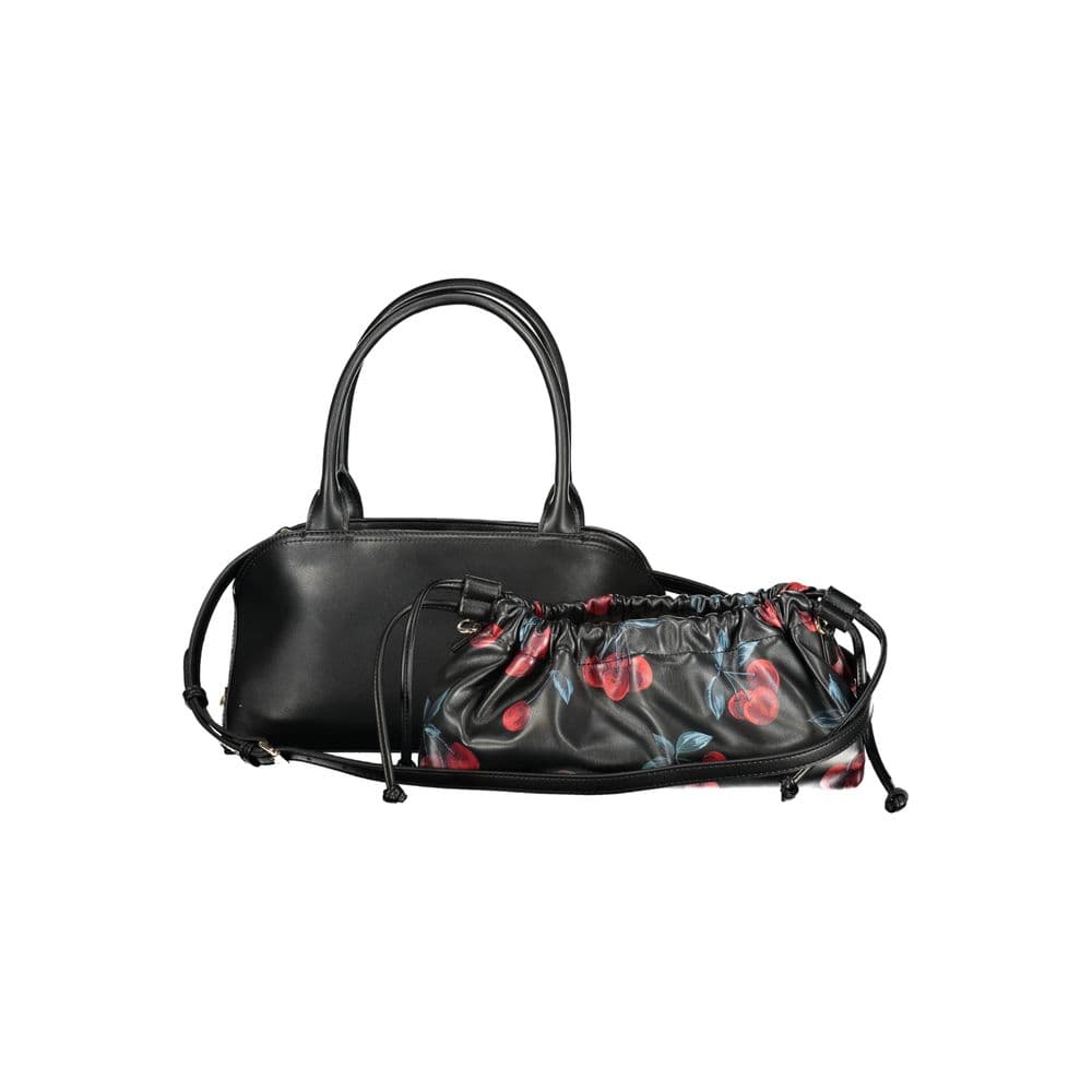 Black Polyurethane Women's Bag - 3
