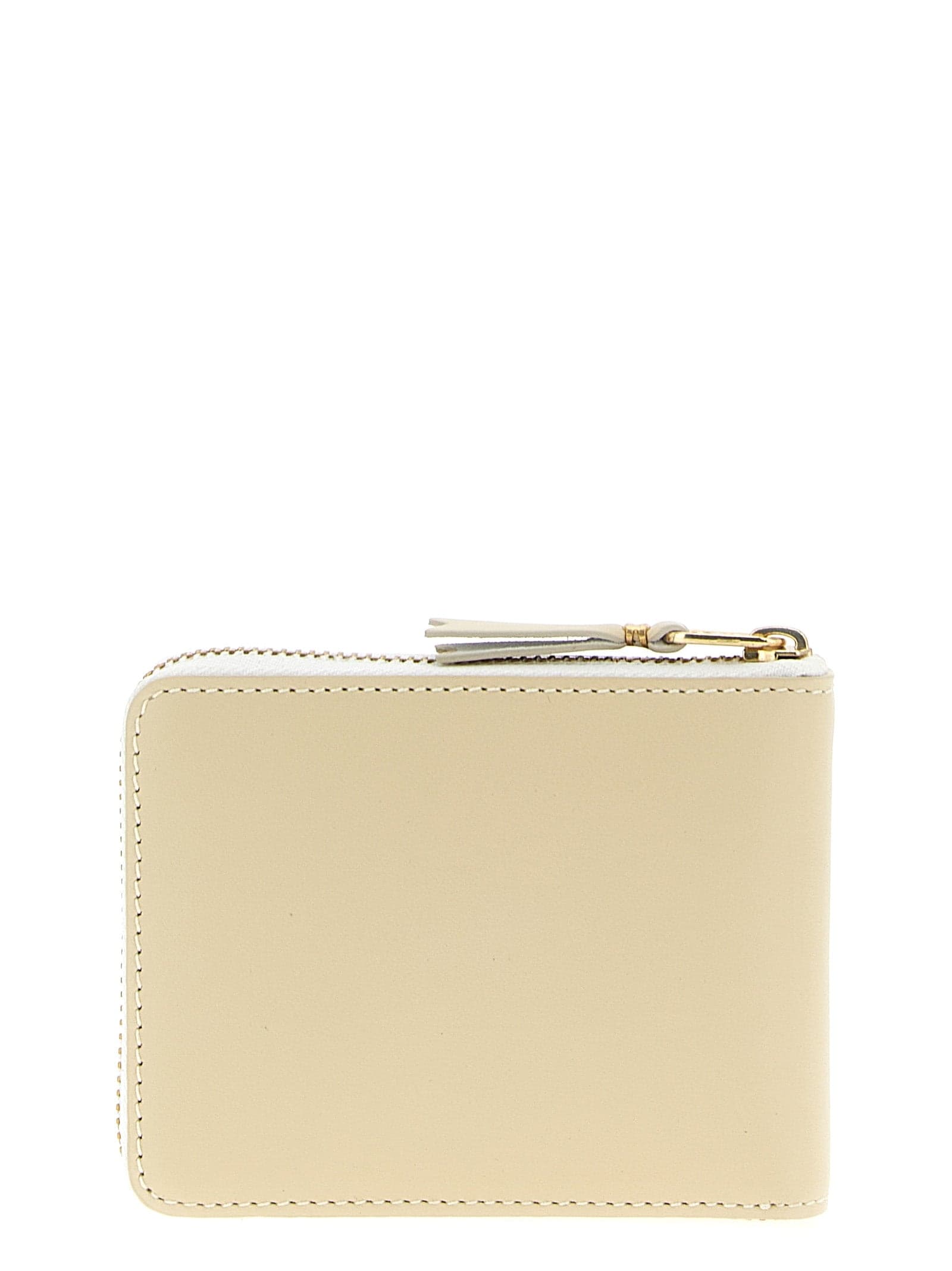 Beige Calfskin Cardholder - 2