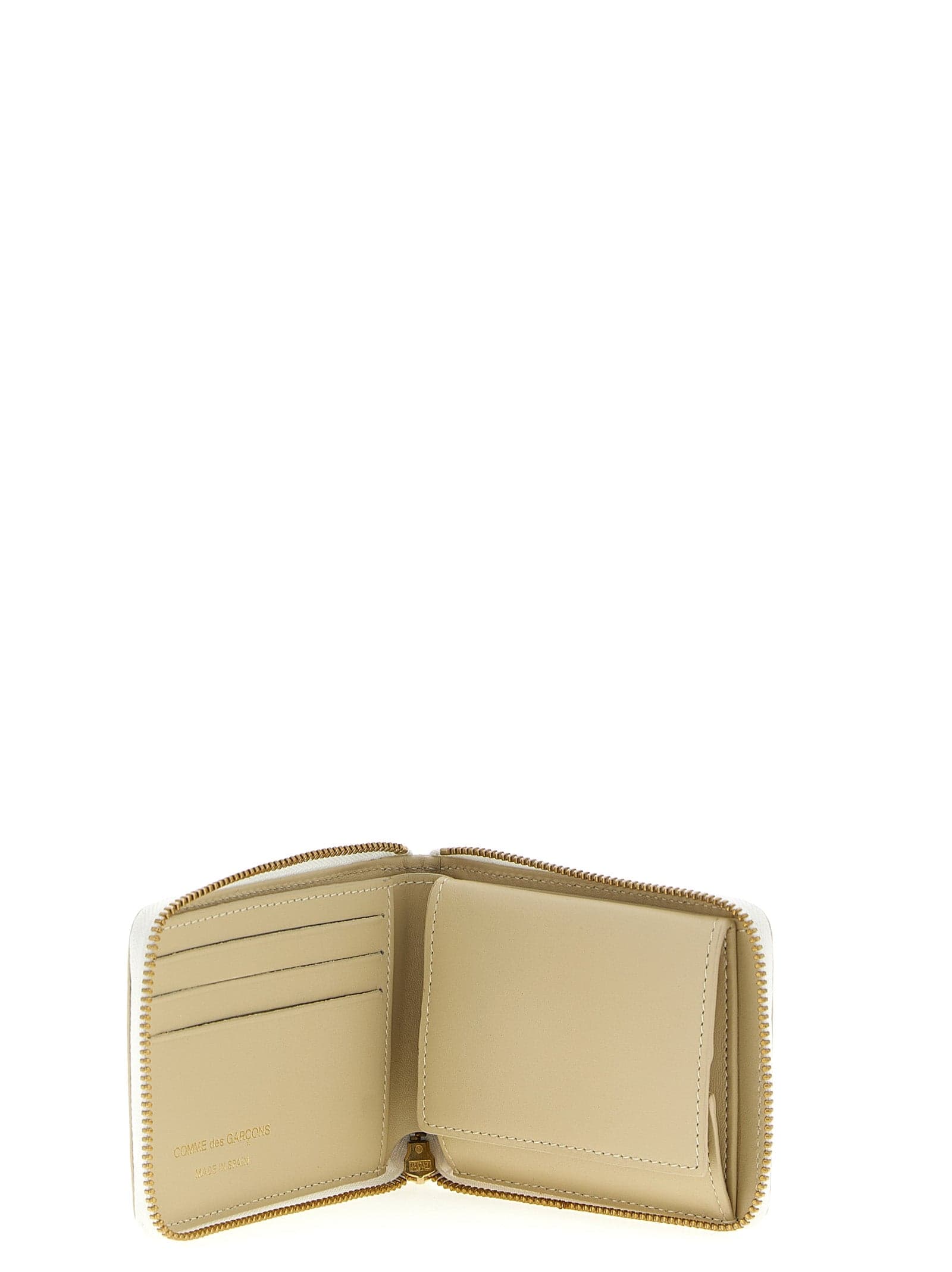 Beige Calfskin Cardholder - 3