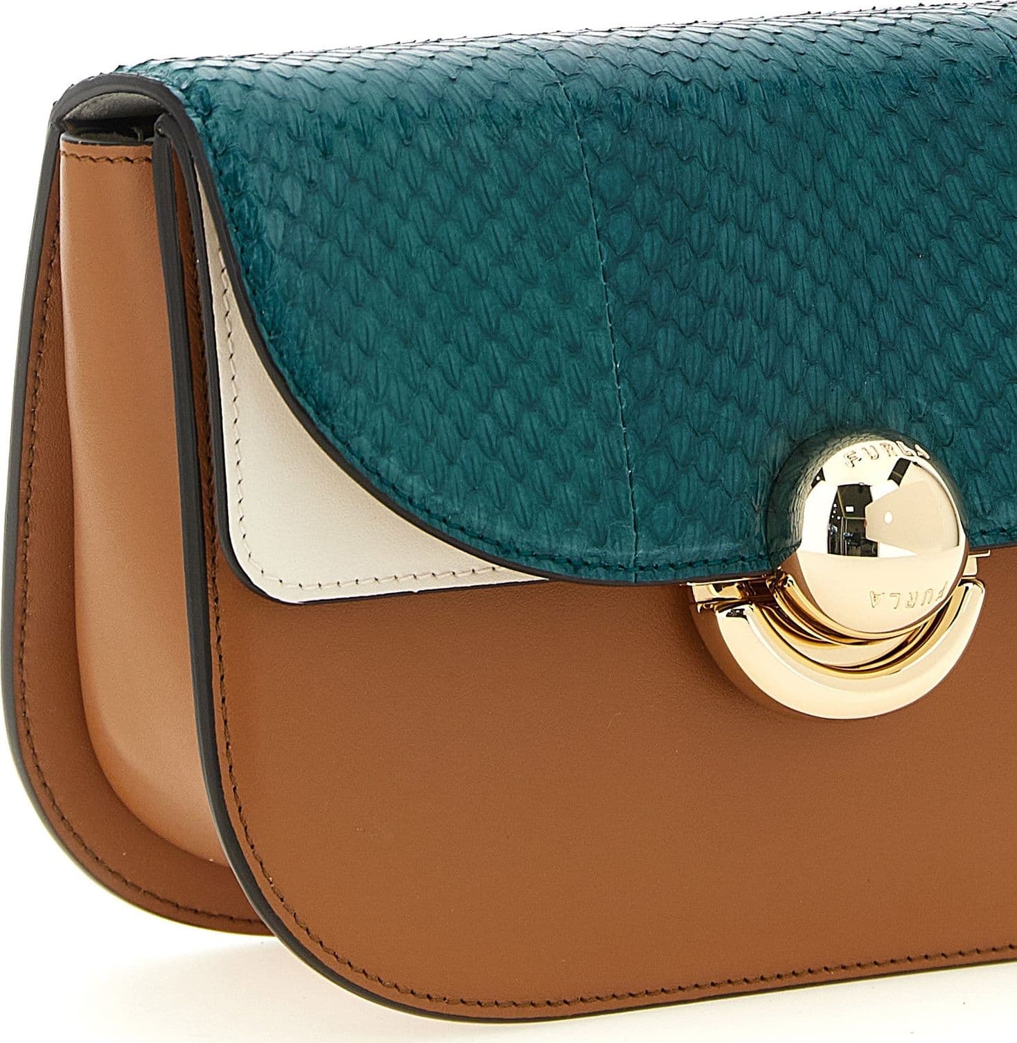 Multicolor Lamb Leather Crossbody Bag - 3