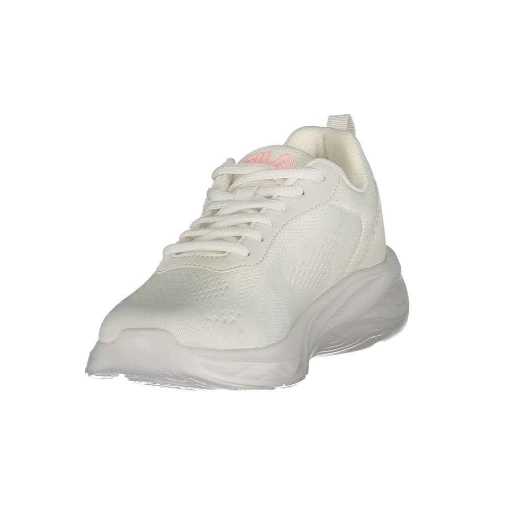White Polyester Women's Sneakers - 3