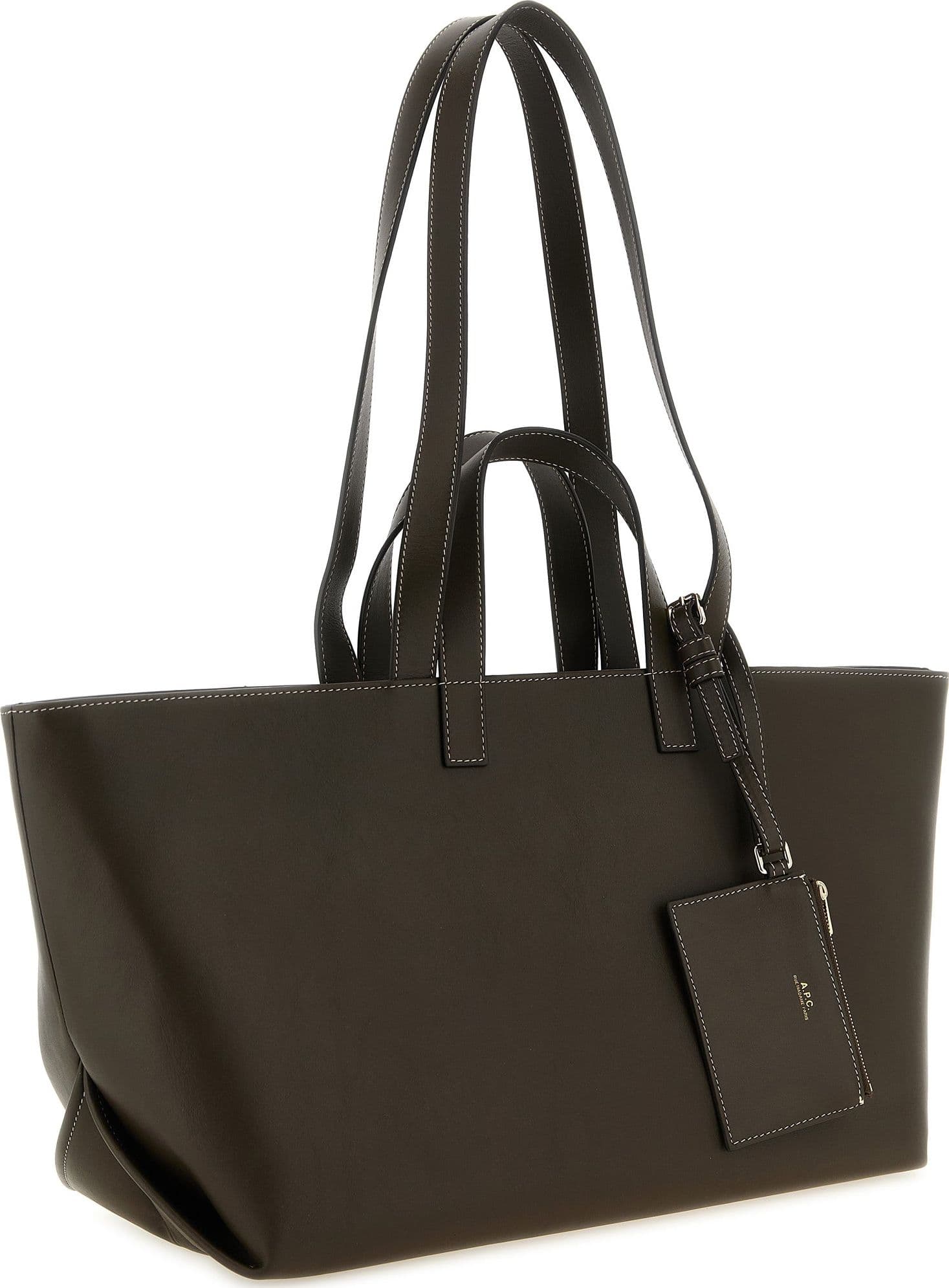 Brown Cowhide Tote Bag - 2