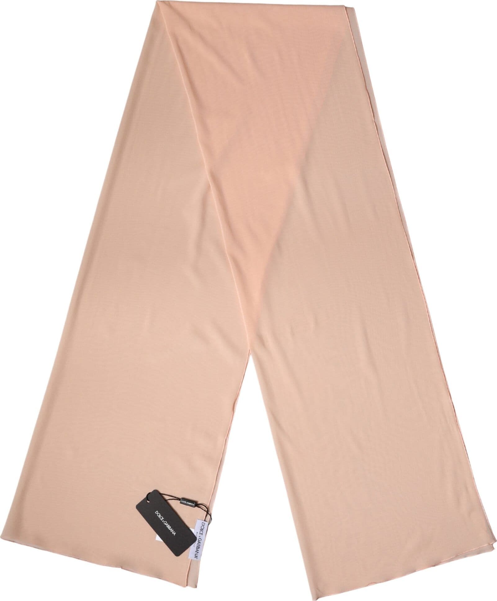 Peach Silk Neck Wrap Shawl Women Stole 200cm x 64cm  Scarf - 2