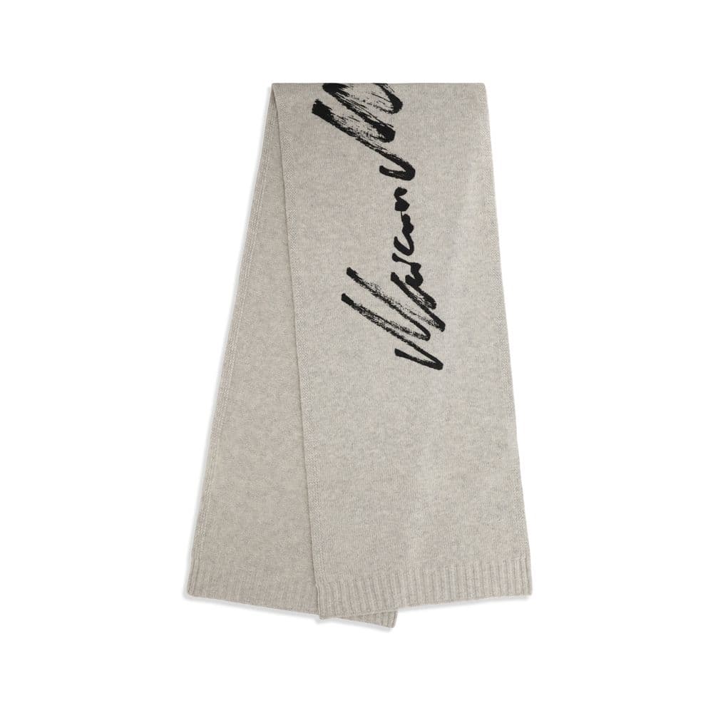 Gray Wool Oves Aries Scarf - 2