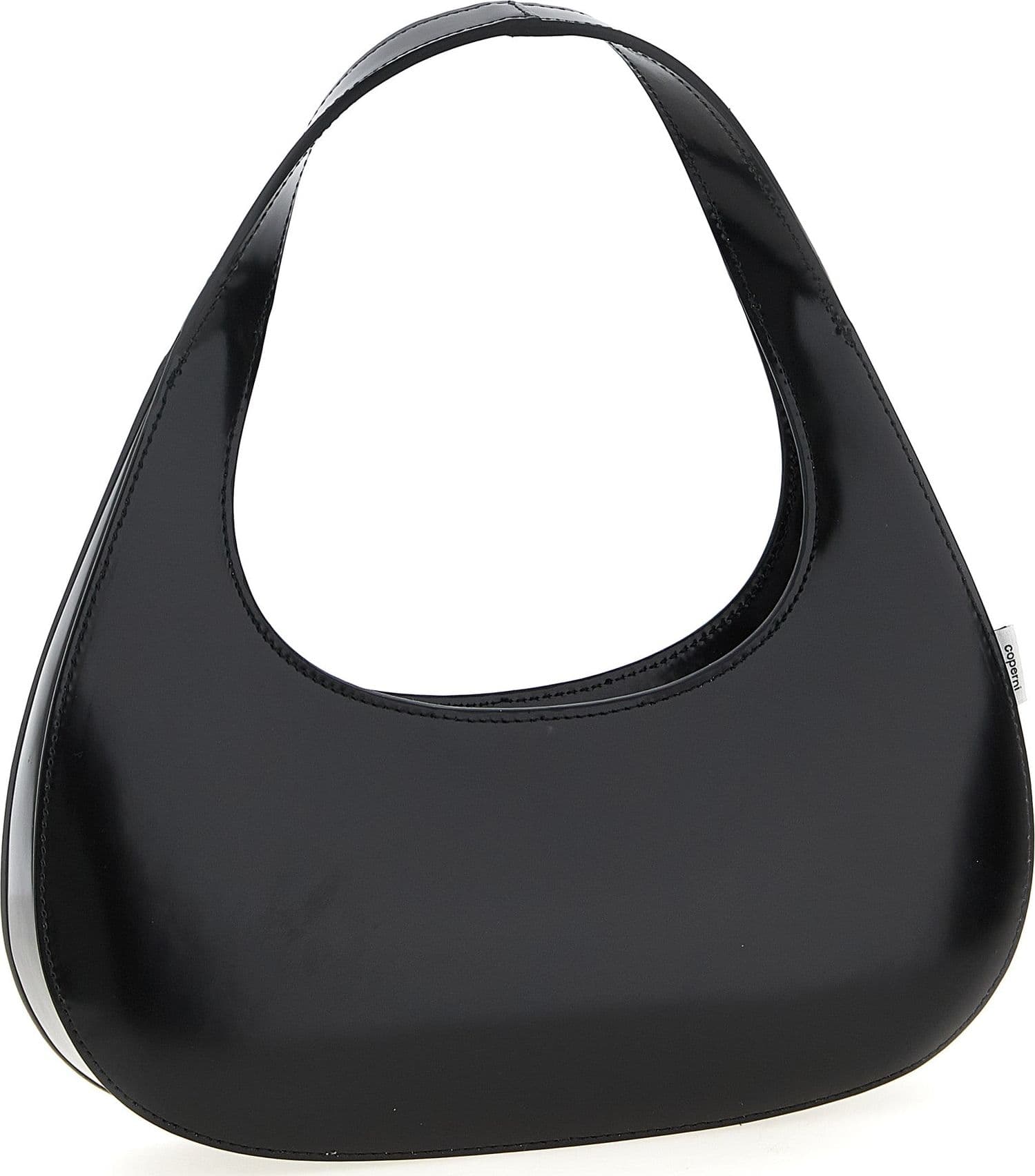 Black Cowhide Handbag - 2