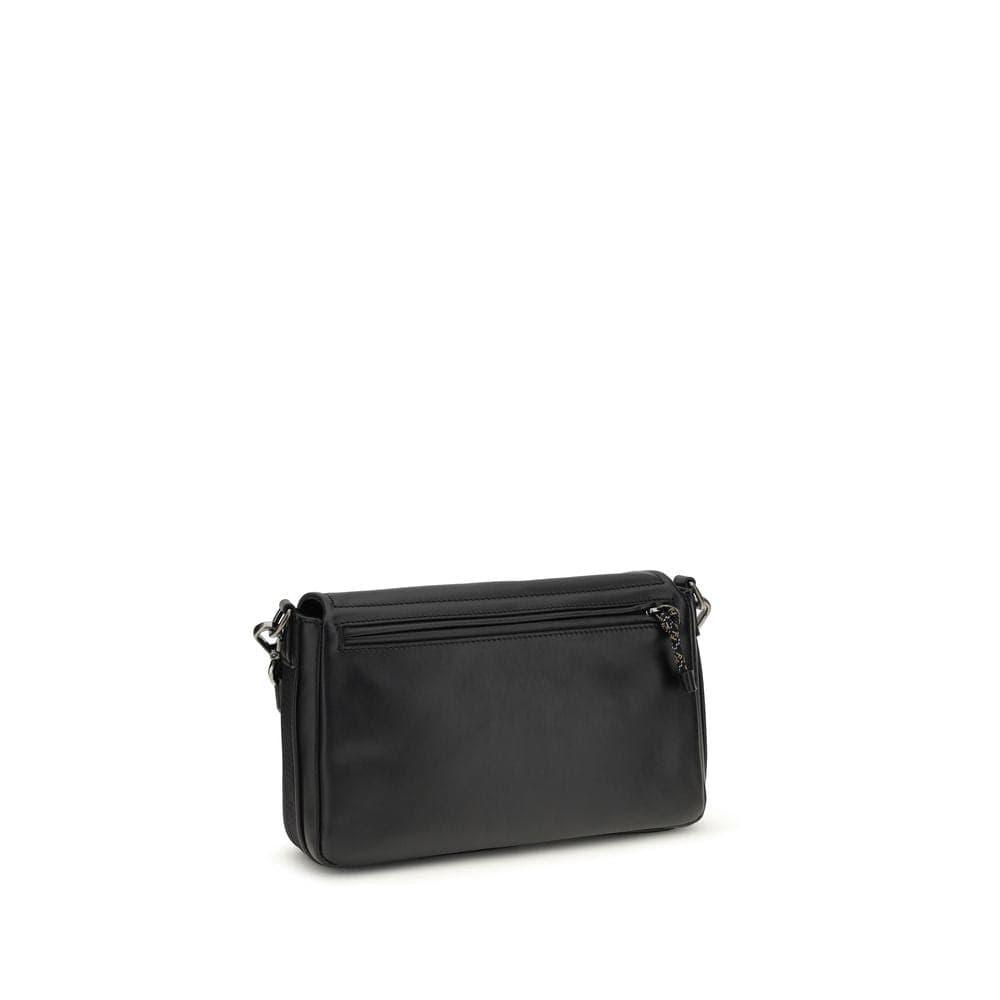 Black Calf Leather Bos Taurus Shoulder Bag - 3