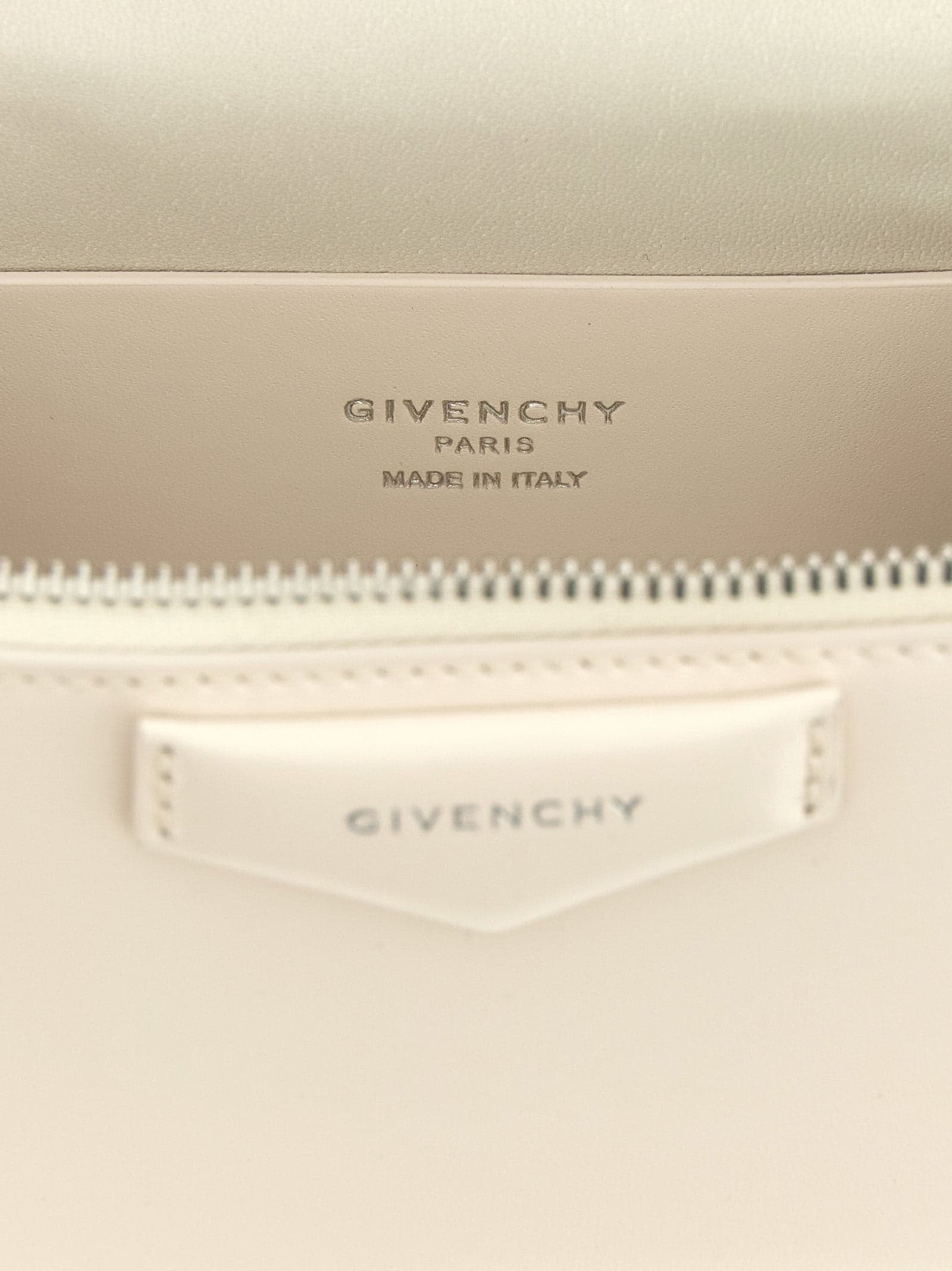 White Leather Crossbody Bag - 4